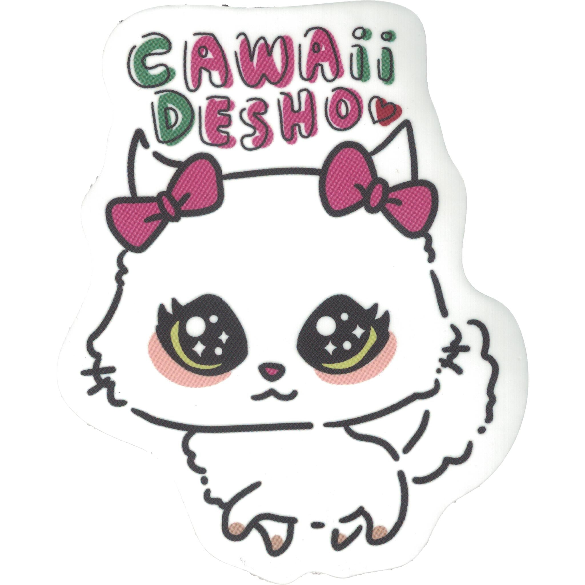 Cawaii Desho Vinyl Sticker - FINAL SALE