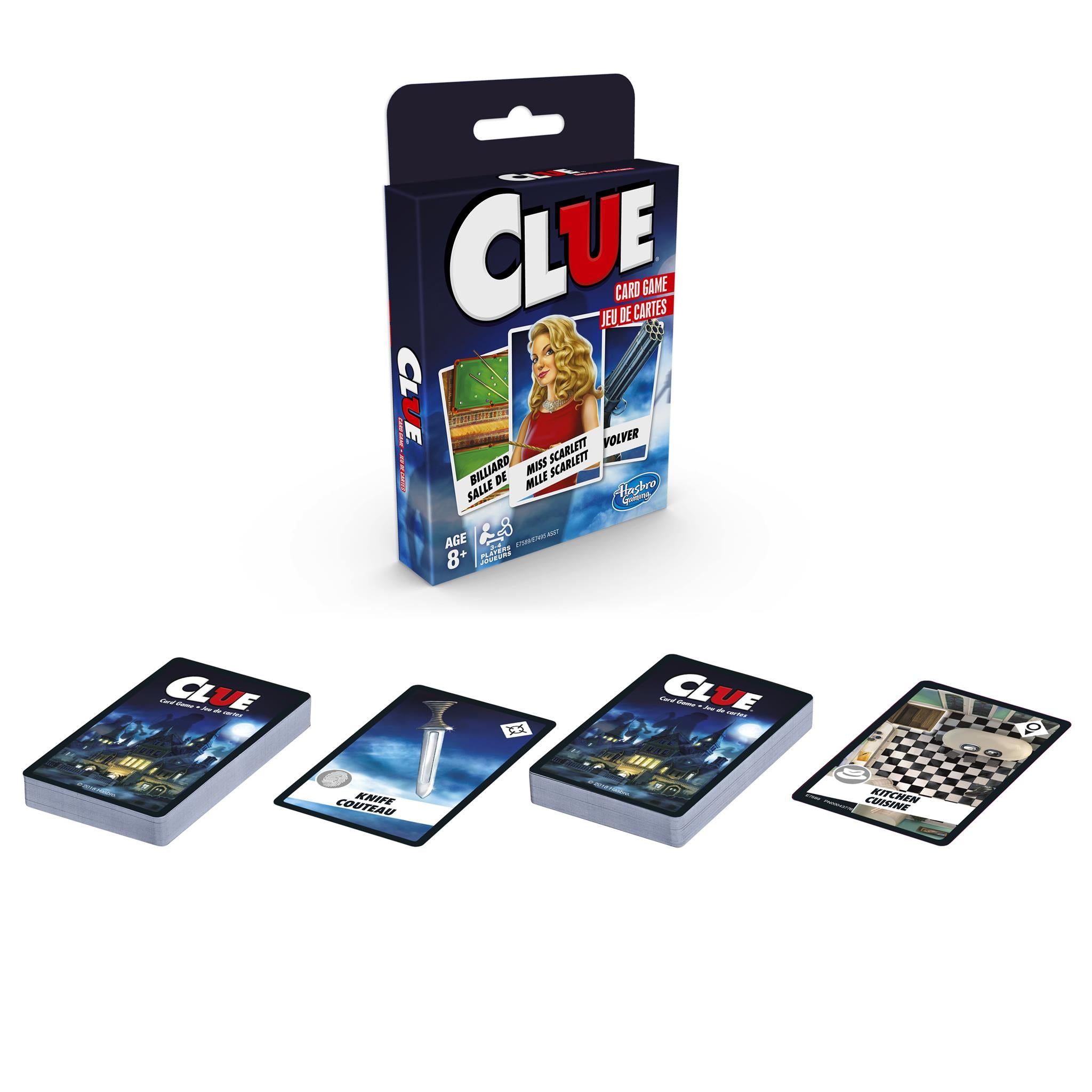 Clue Card Game