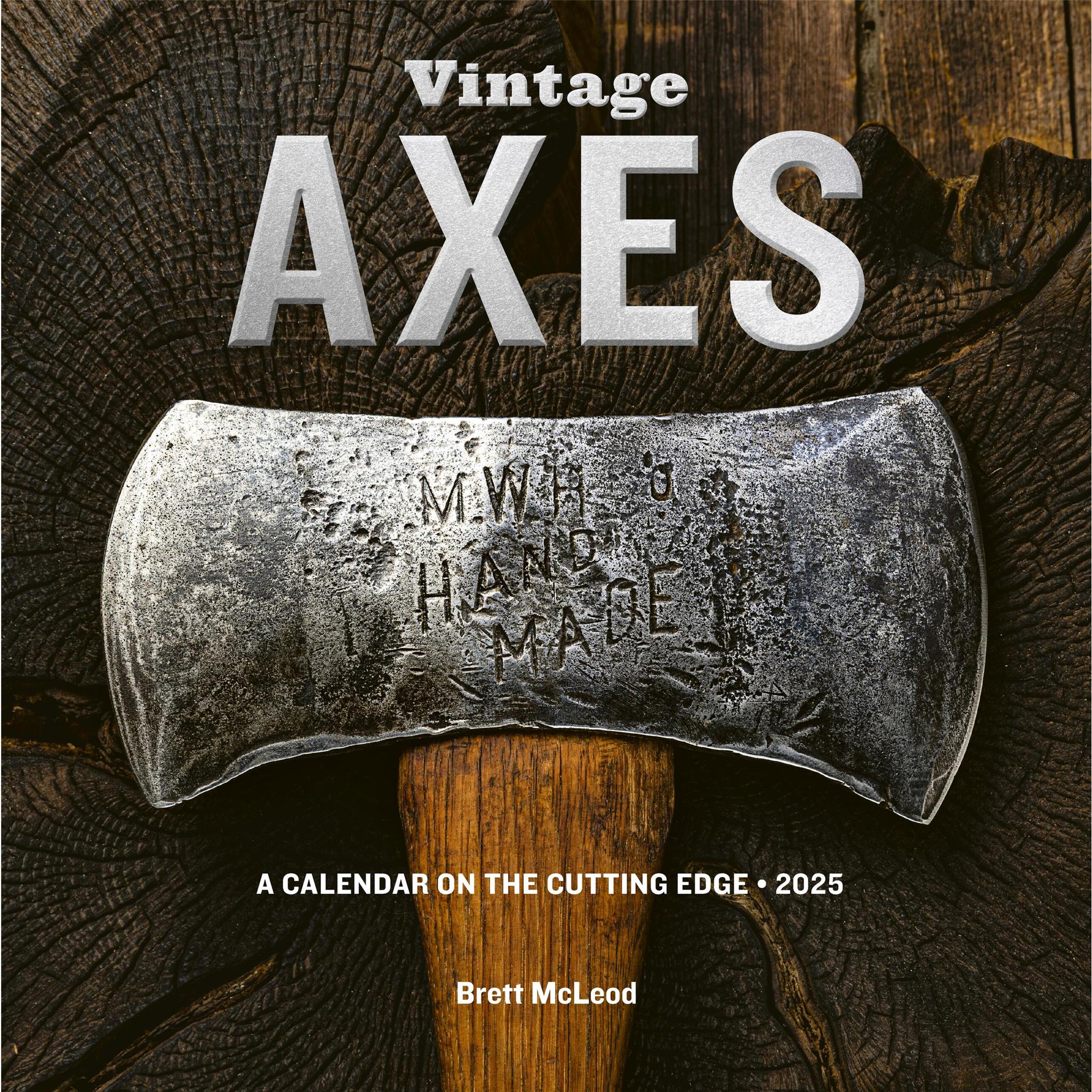 Vintage Axes Wall 2025 Calendar - Online Exclusive