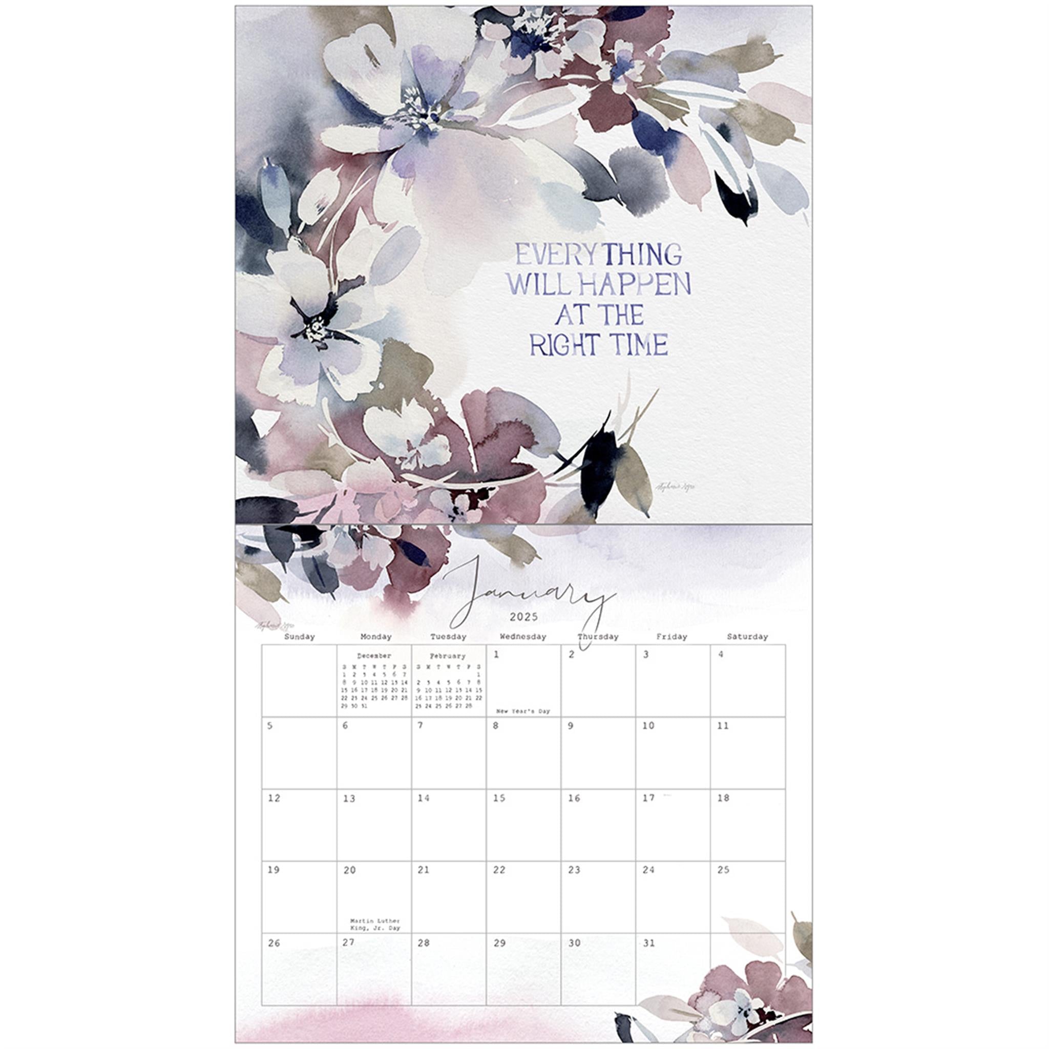 Gratitude Special Edition Wall 2025 Calendar