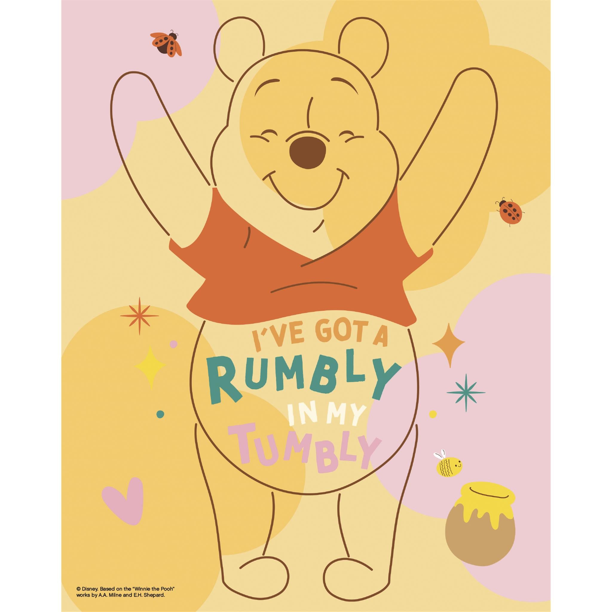 Winnie The Pooh Exclusive with Print Wall 2025 Calendar