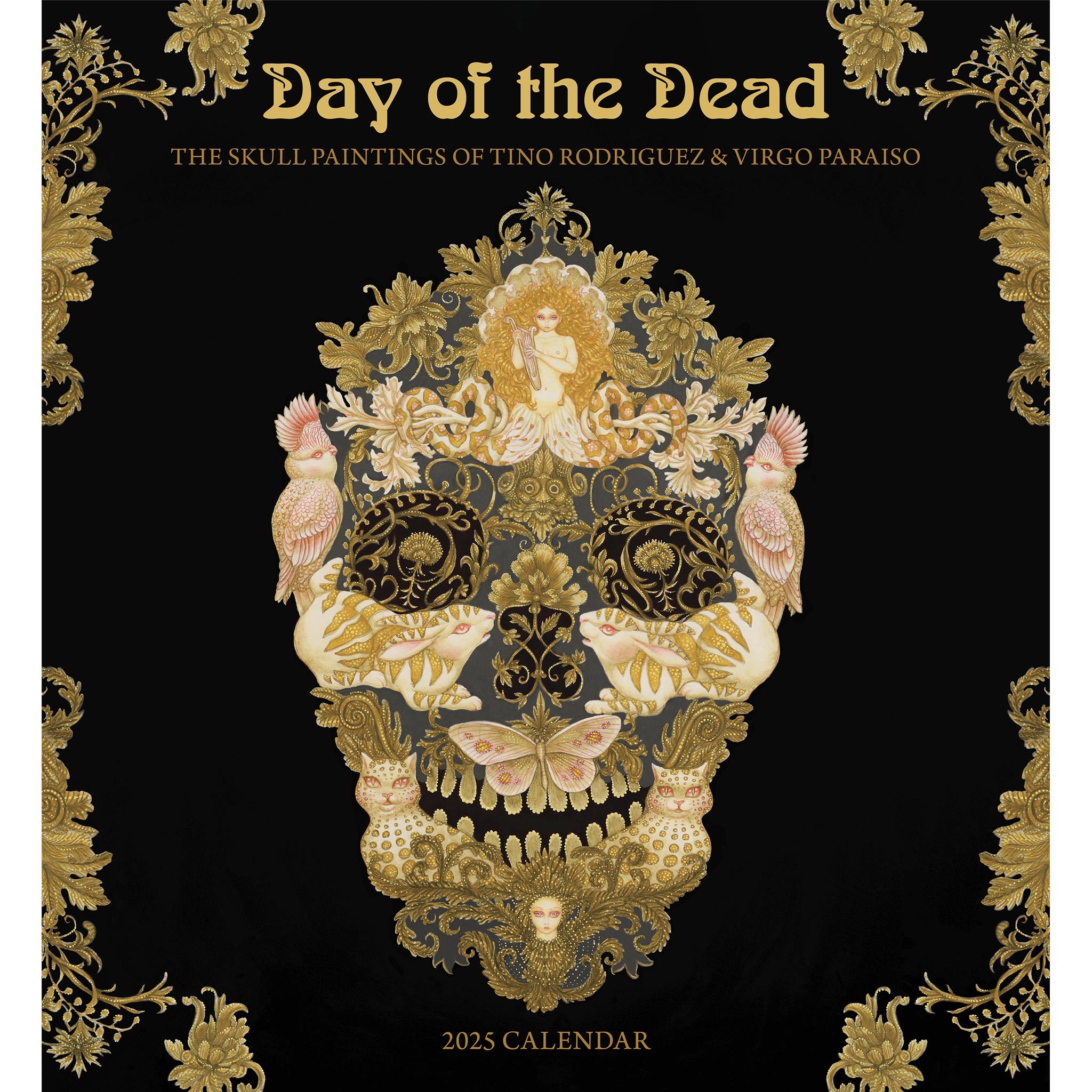 Skull Paintings Wall 2025 Calendar - Online Exclusive