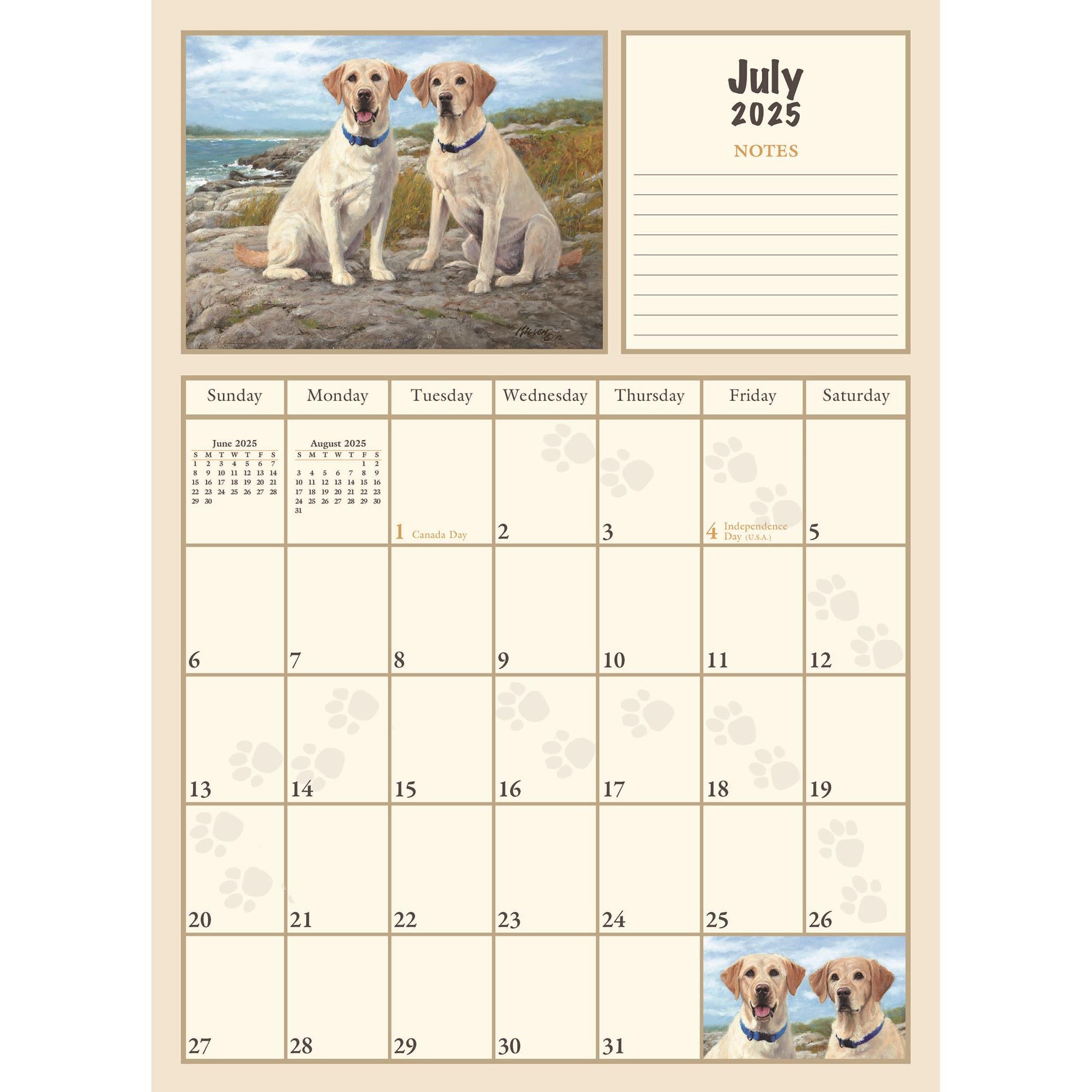 Must Love Dogs Mini 2025 Calendar