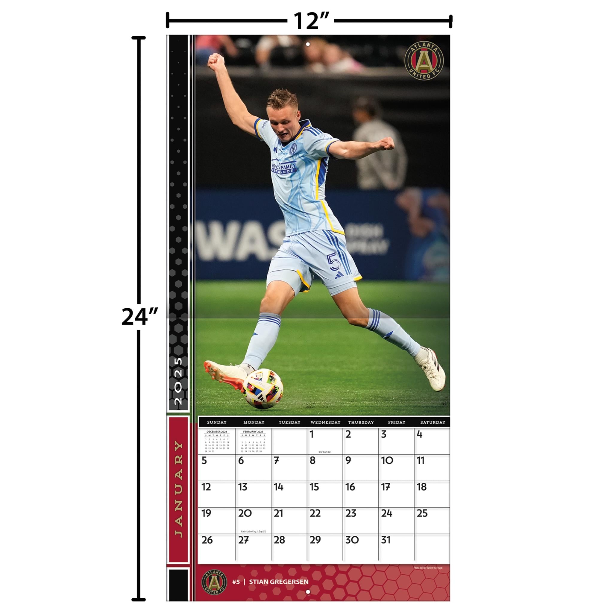 MLS Atlanta United Wall 2025 Calendar - Online Exclusive