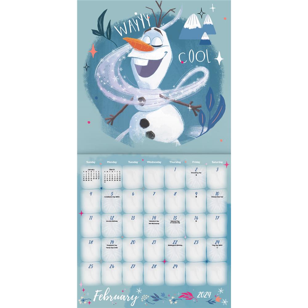 2024 Disney Frozen Wall Calendar: Trends International