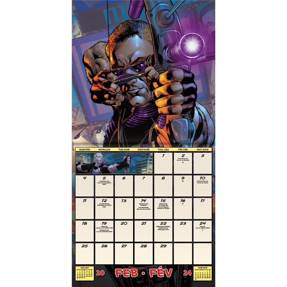 Trends International 2024 Marvel Spider-Man Mini Wall Calendar 