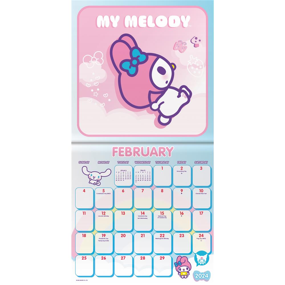 9781438894171 Hello Kitty 2024 Mini Calendar Trends International