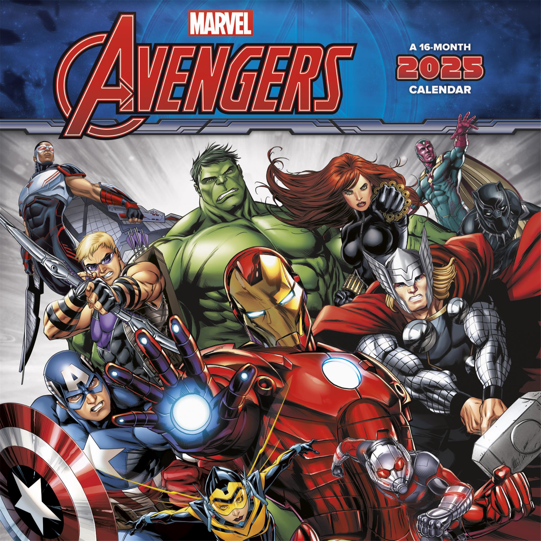 Avengers Bilingual Wall 2025 Calendar - Online Exclusive