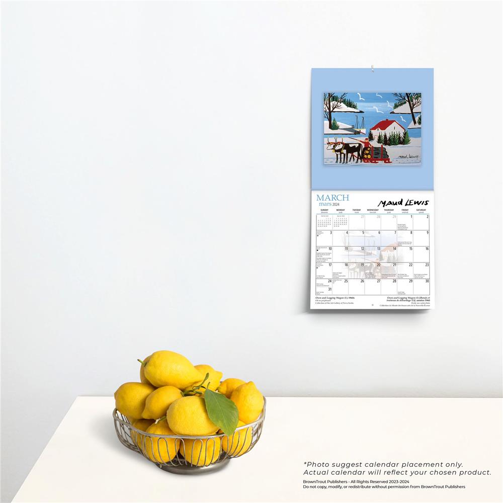 9781525611278 Maud Lewis 2024 Mini Calendar Wyman Publishing Calendar