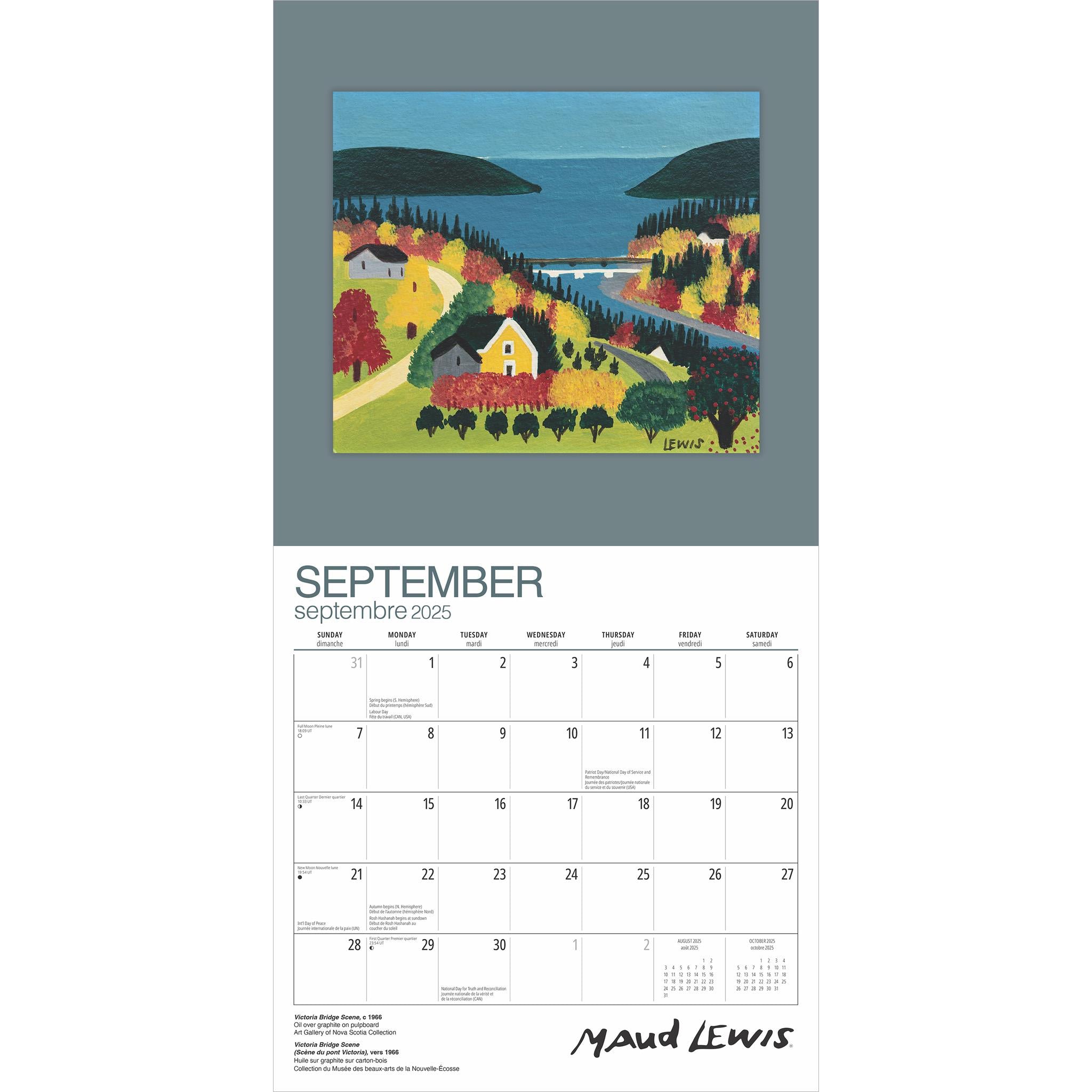 Maud Lewis Wall 2025 Calendar