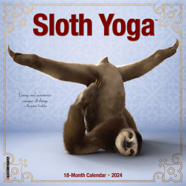Yoga Teacher Gifts for Women  Funny Sloth Christmas Cards