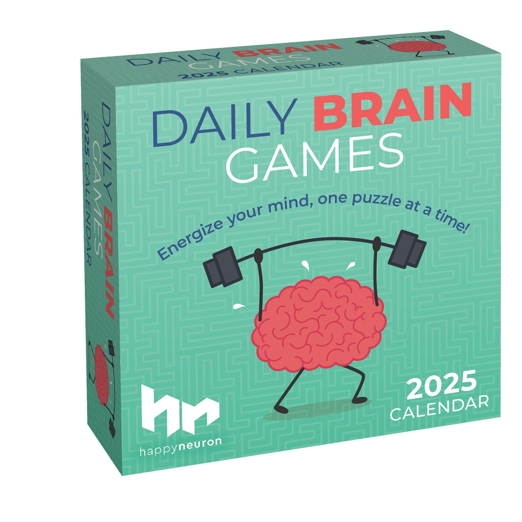 Daily Brain Games Box 2025 Calendar - Online Exclusive