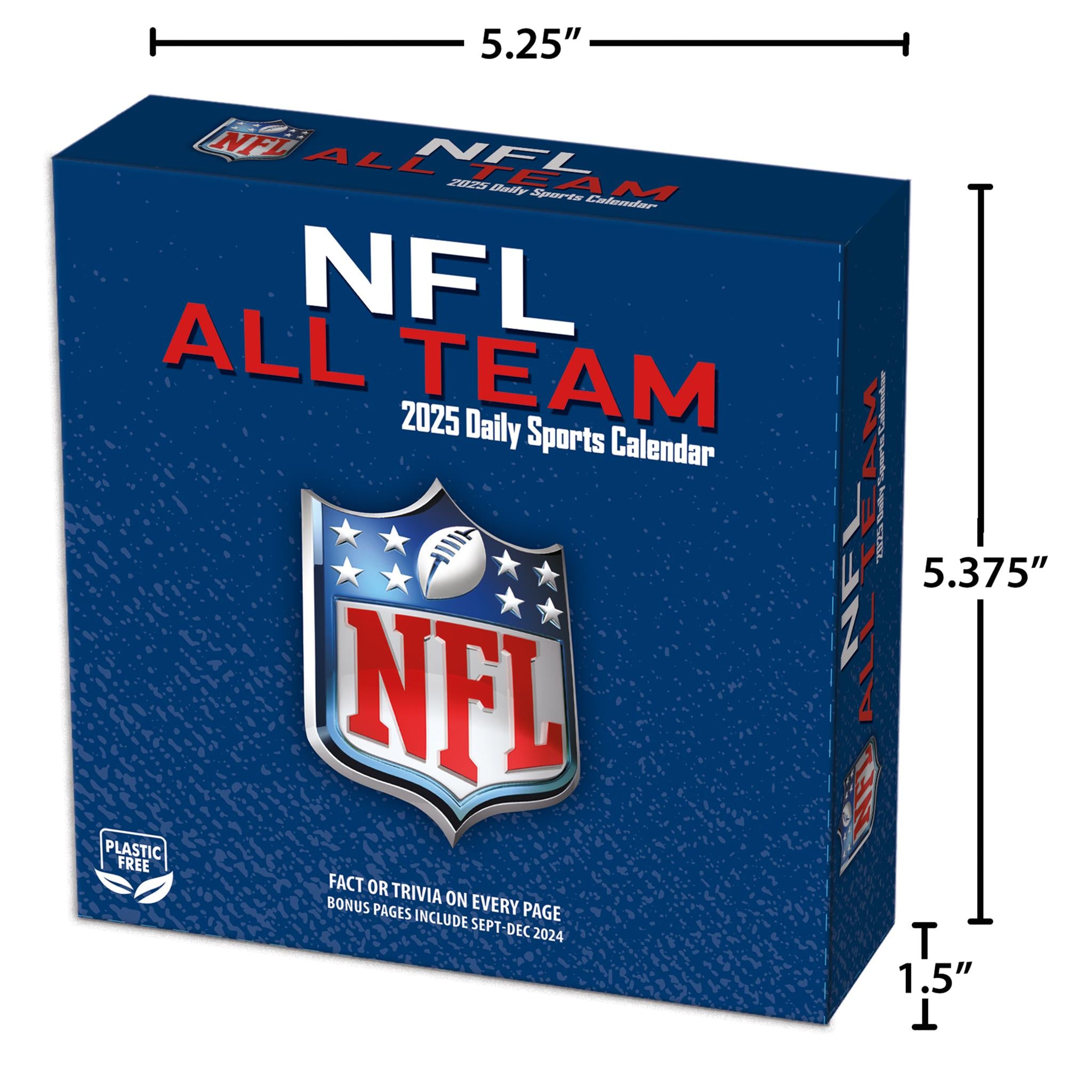 NFL All Team Box 2025 Calendar - Online Exclusive