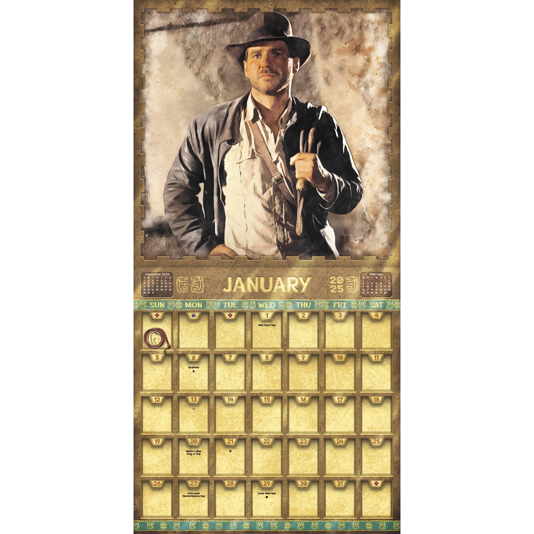 Indiana Jones Classic Wall 2025 Calendar - Online Exclusive