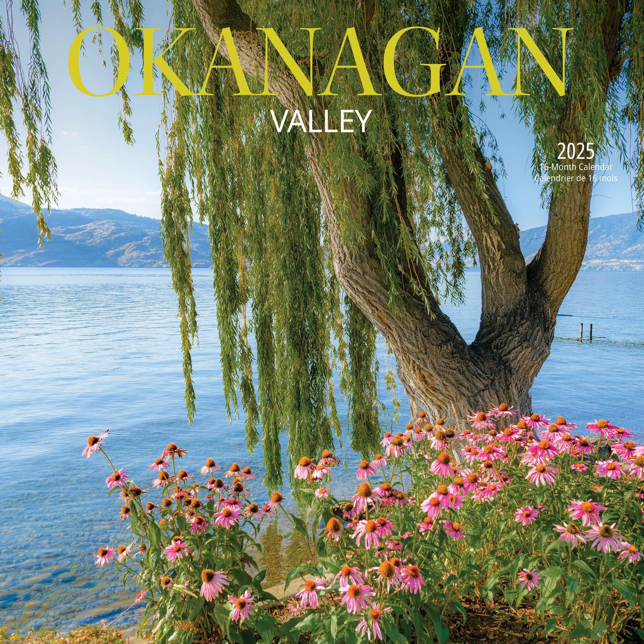 Okanagan Valley Wall 2025 Calendar