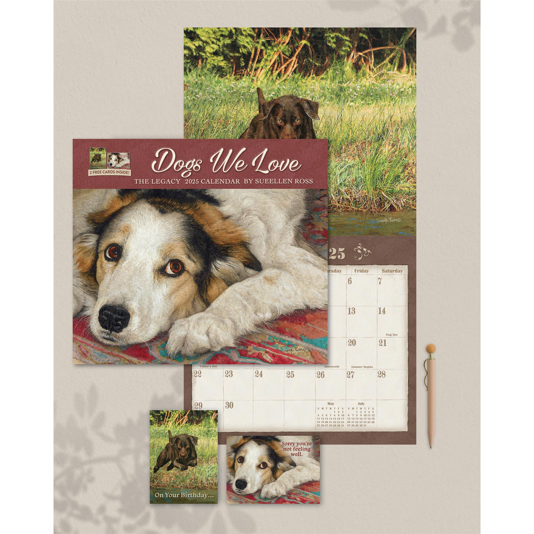 Dogs We Love Special Edition Wall 2025 Calendar