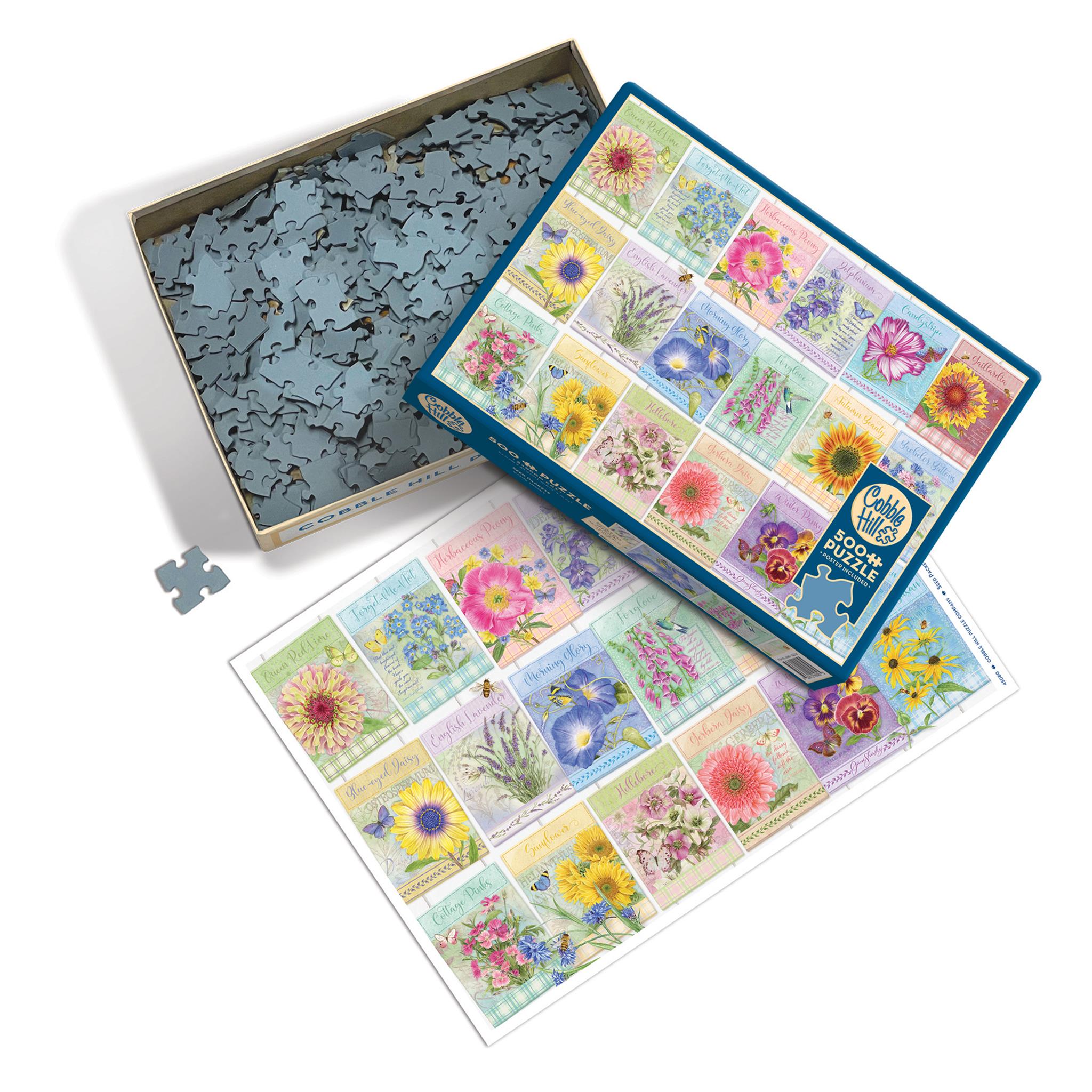 Seed Packets 500 Piece Puzzle Cobble Hill