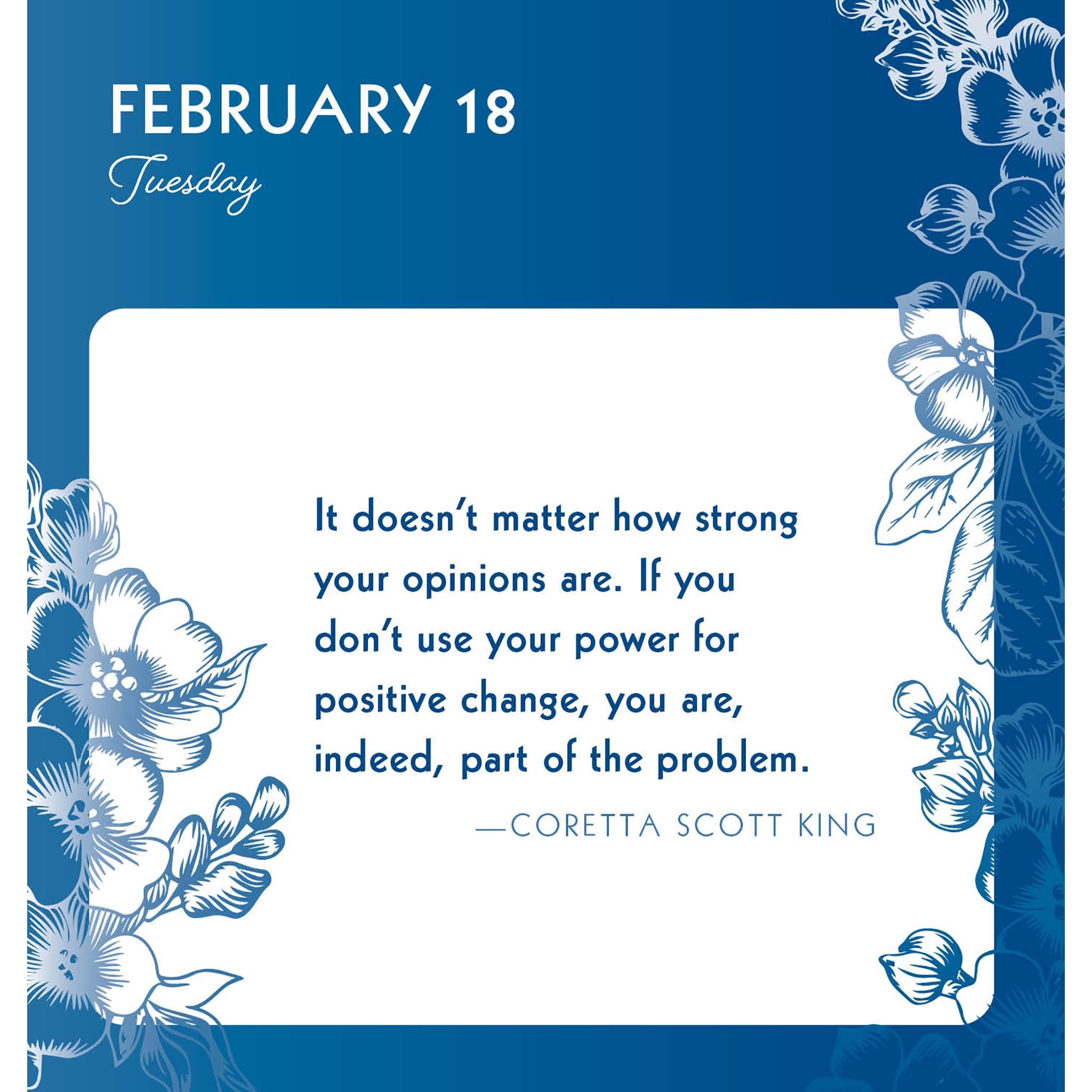 Great Quotes From Great Women Box 2025 Calendar - Online Exclusive