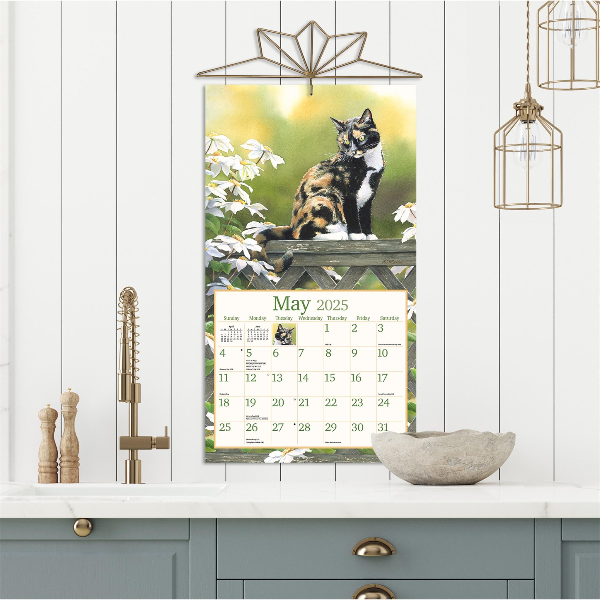 Cats In The Country Wall 2025 Calendar