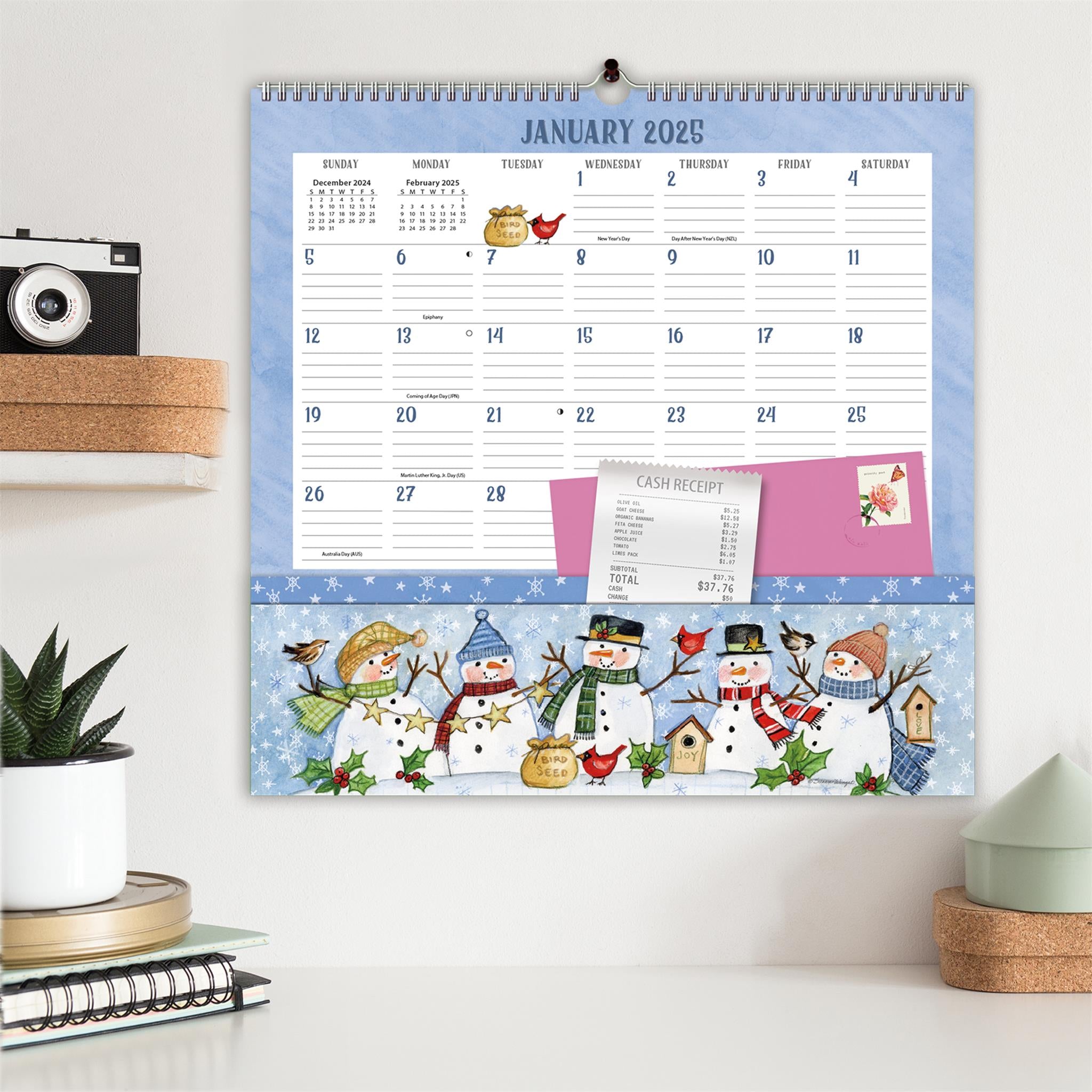 Folk Song Note Nook Wall 2025 Calendar - Online Exclusive