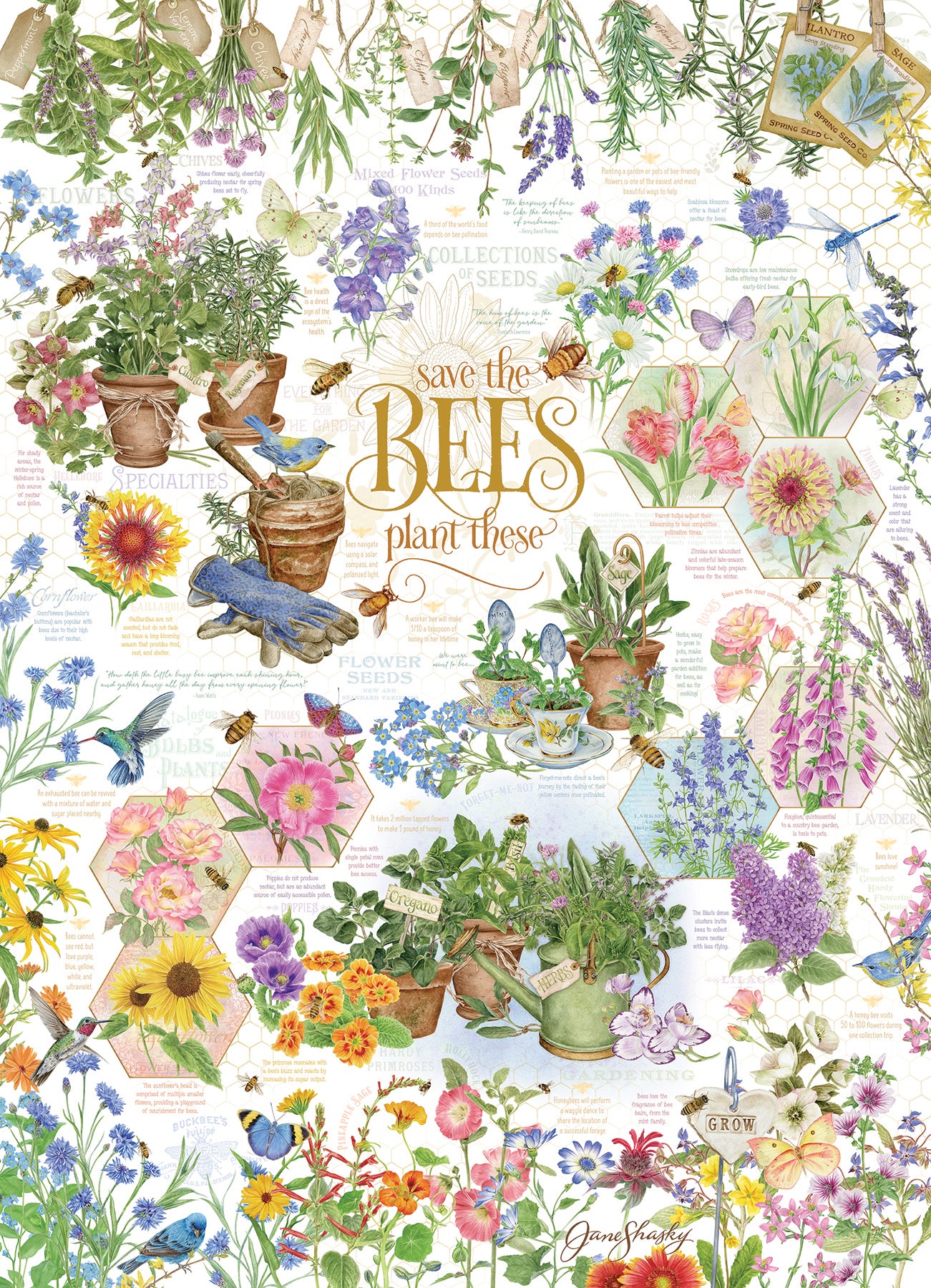 Save the Bees 1000 Piece Puzzle