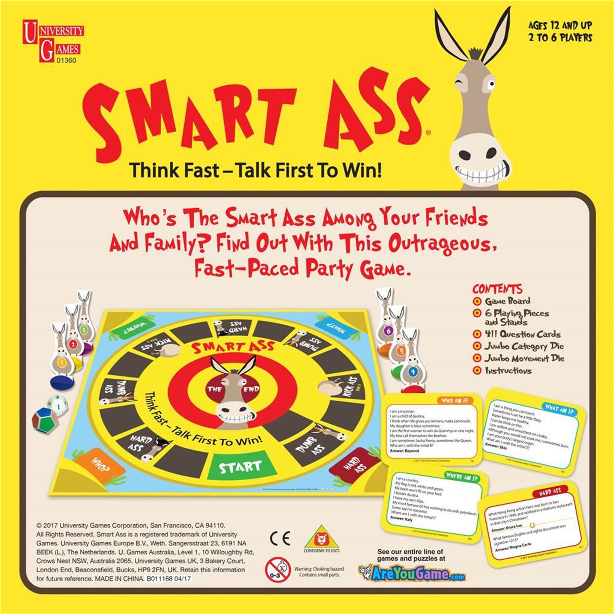 Smart Ass Board Game