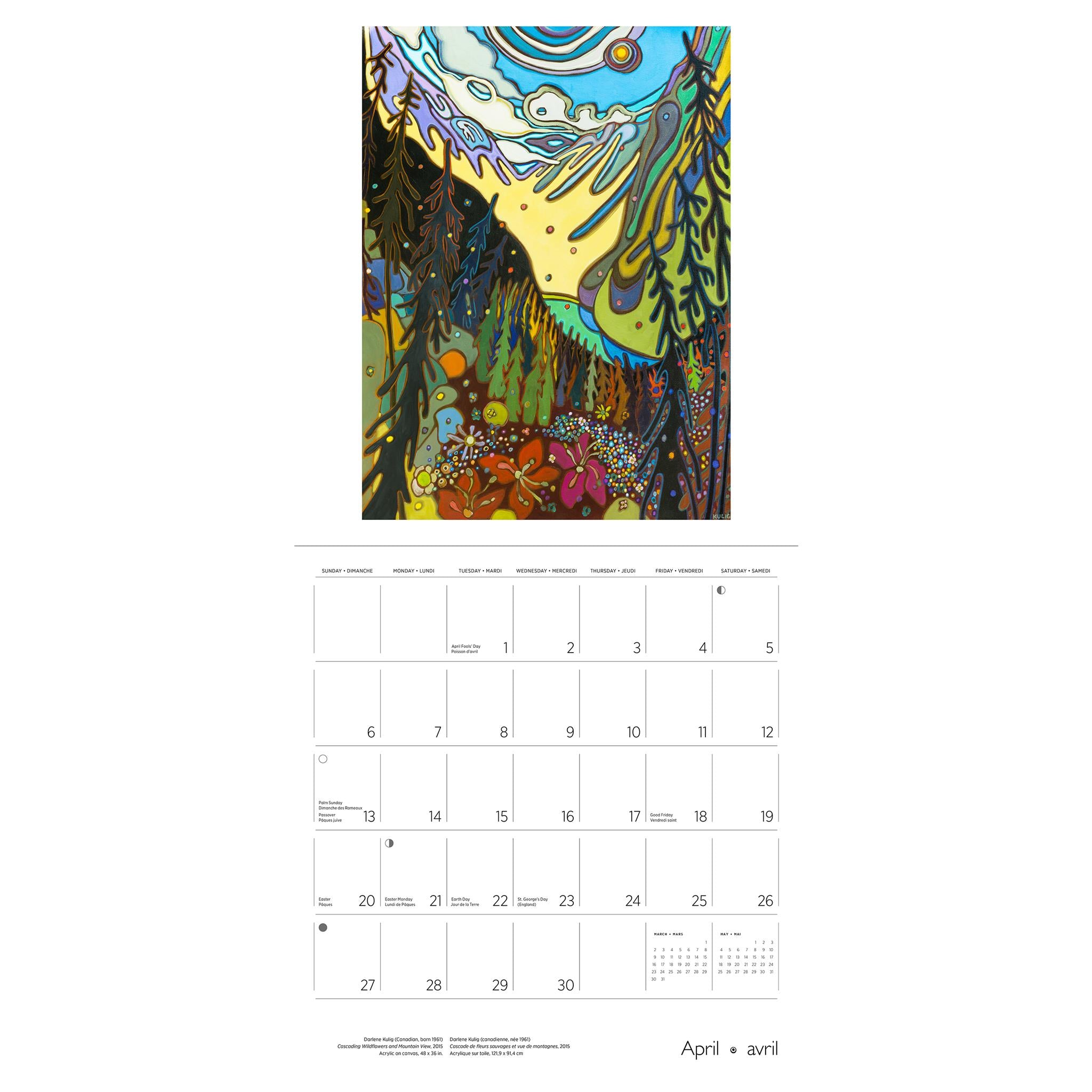 Darlene Kulig Wall 2025 Calendar