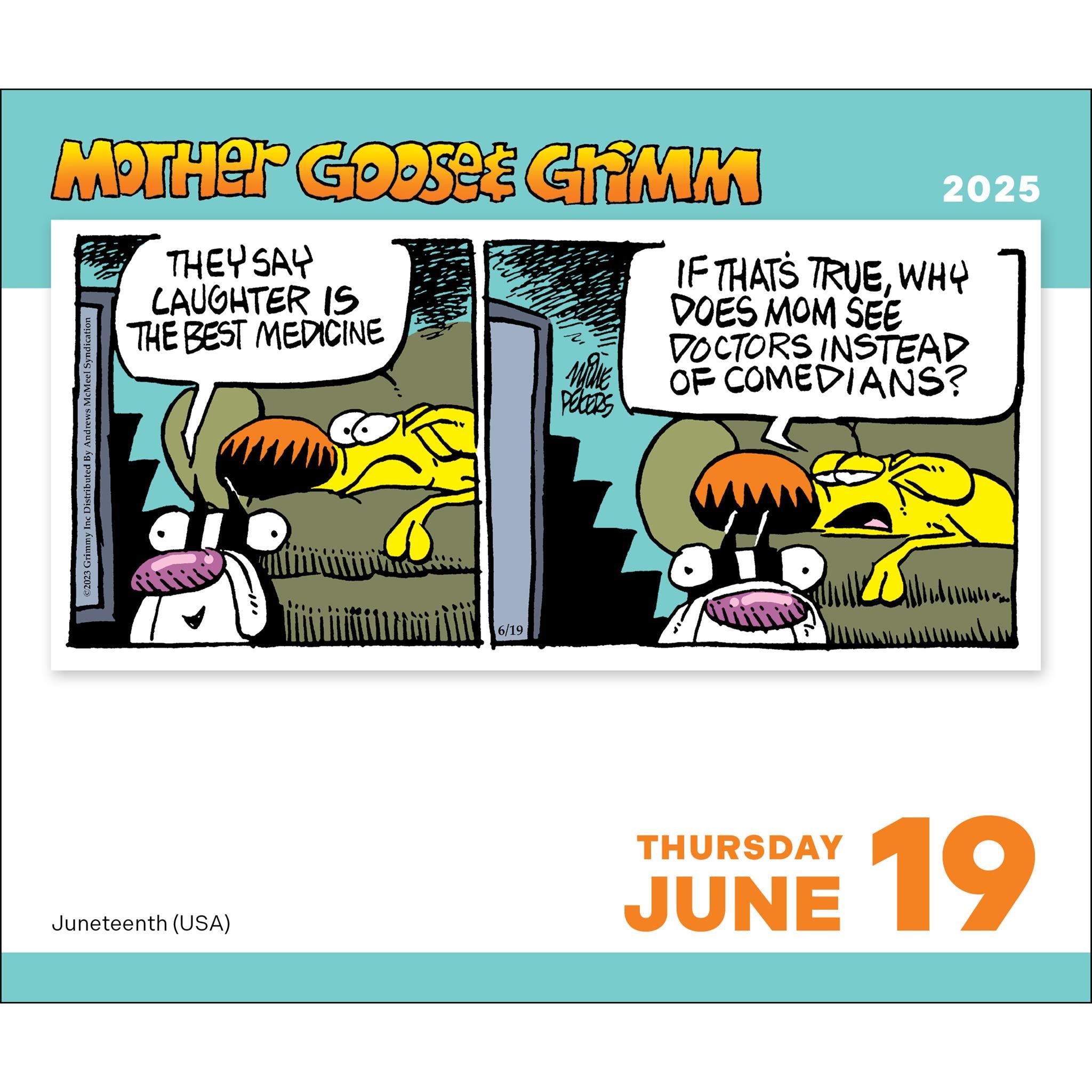 Mother Goose And Grimm Box 2025 Calendar - Online Exclusive