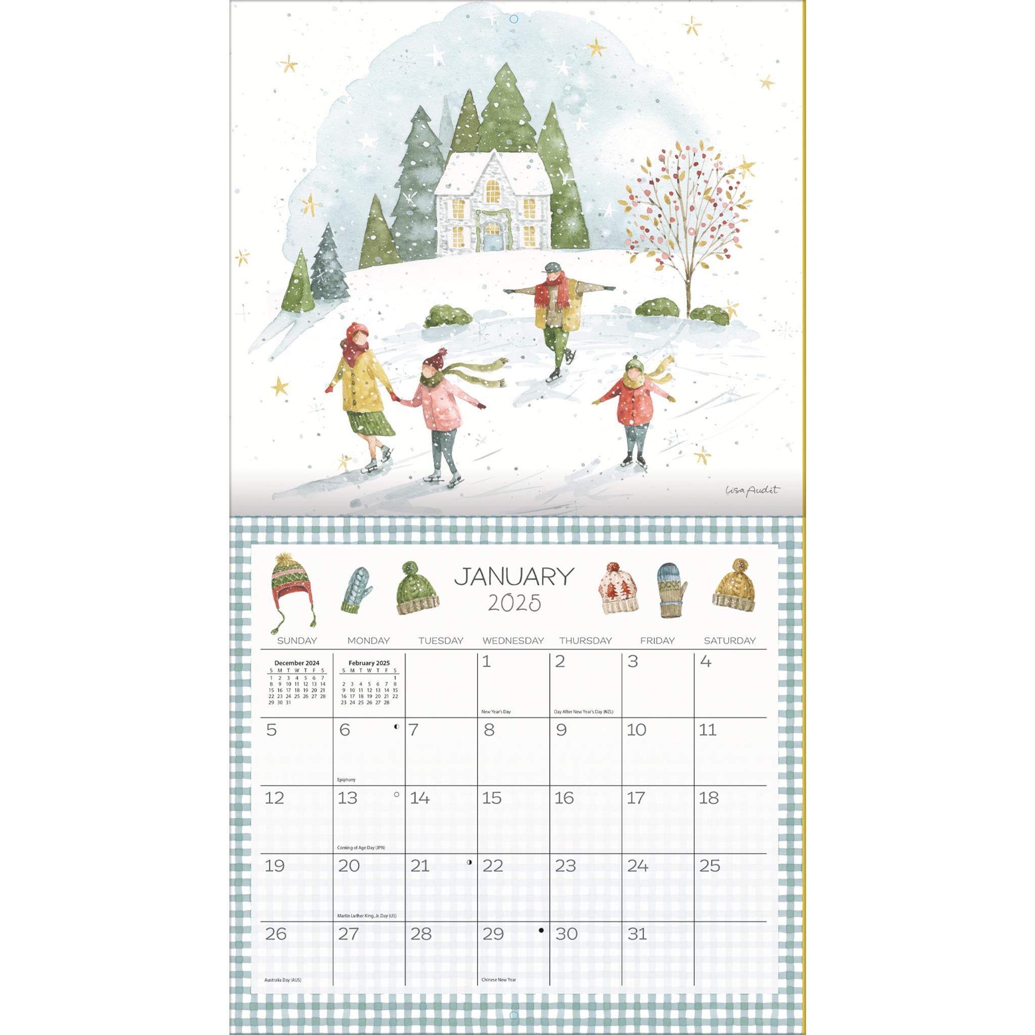 Blissful Moments Special Edition with Print Wall 2025 Calendar