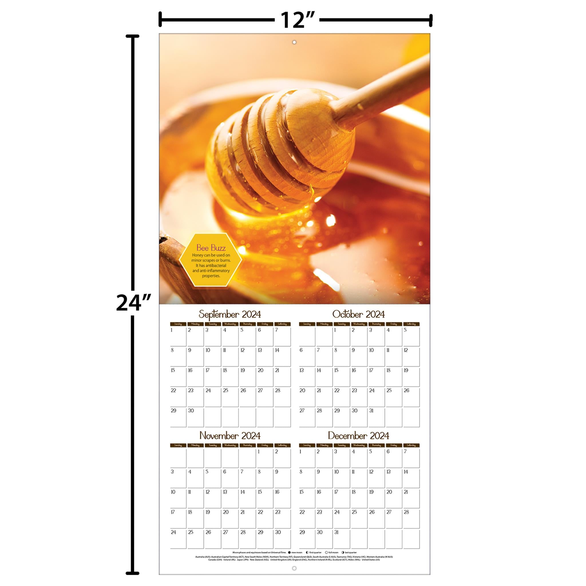 Busy Bees Wall 2025 Calendar