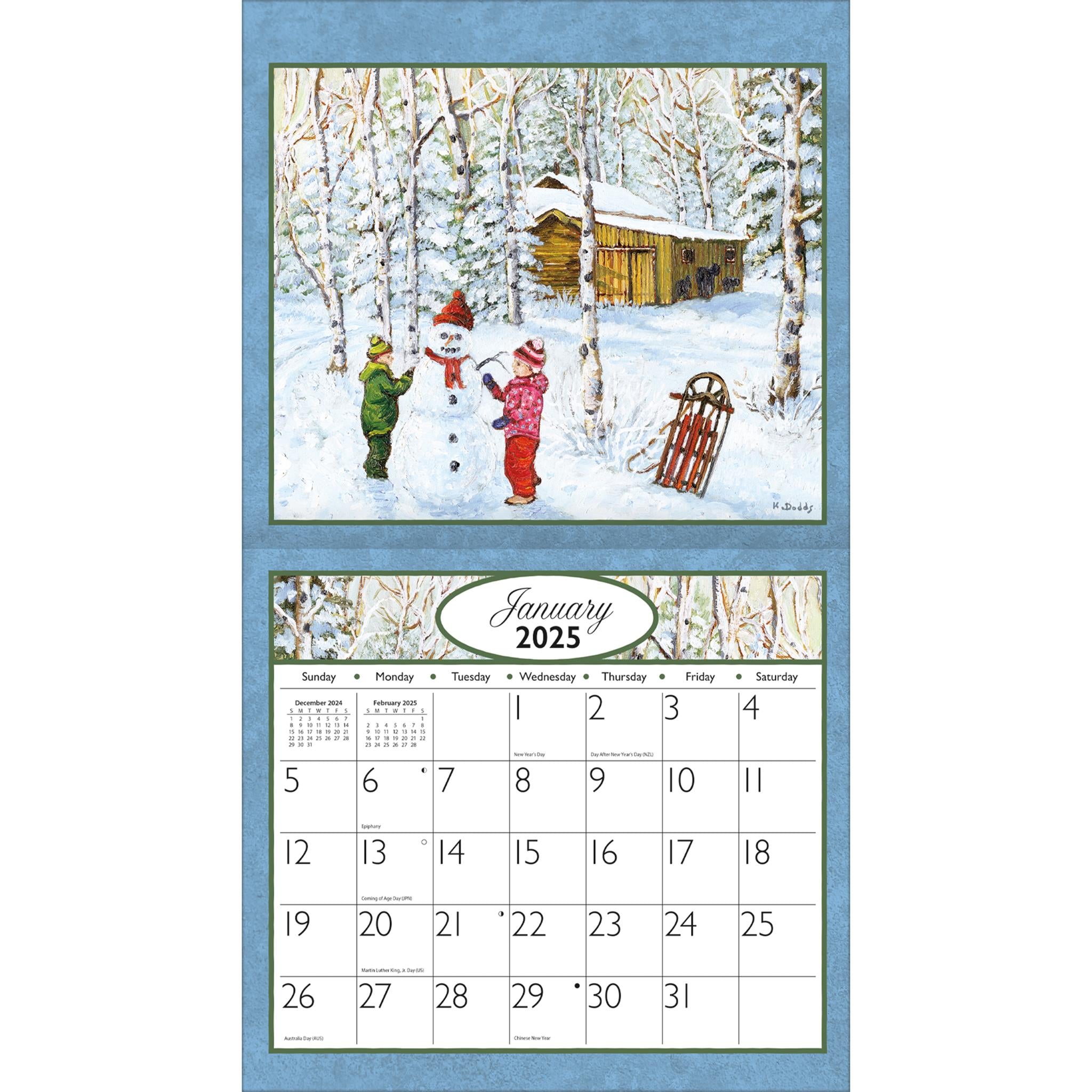 Journey Home Wall 2025 Calendar - Online Exclusive