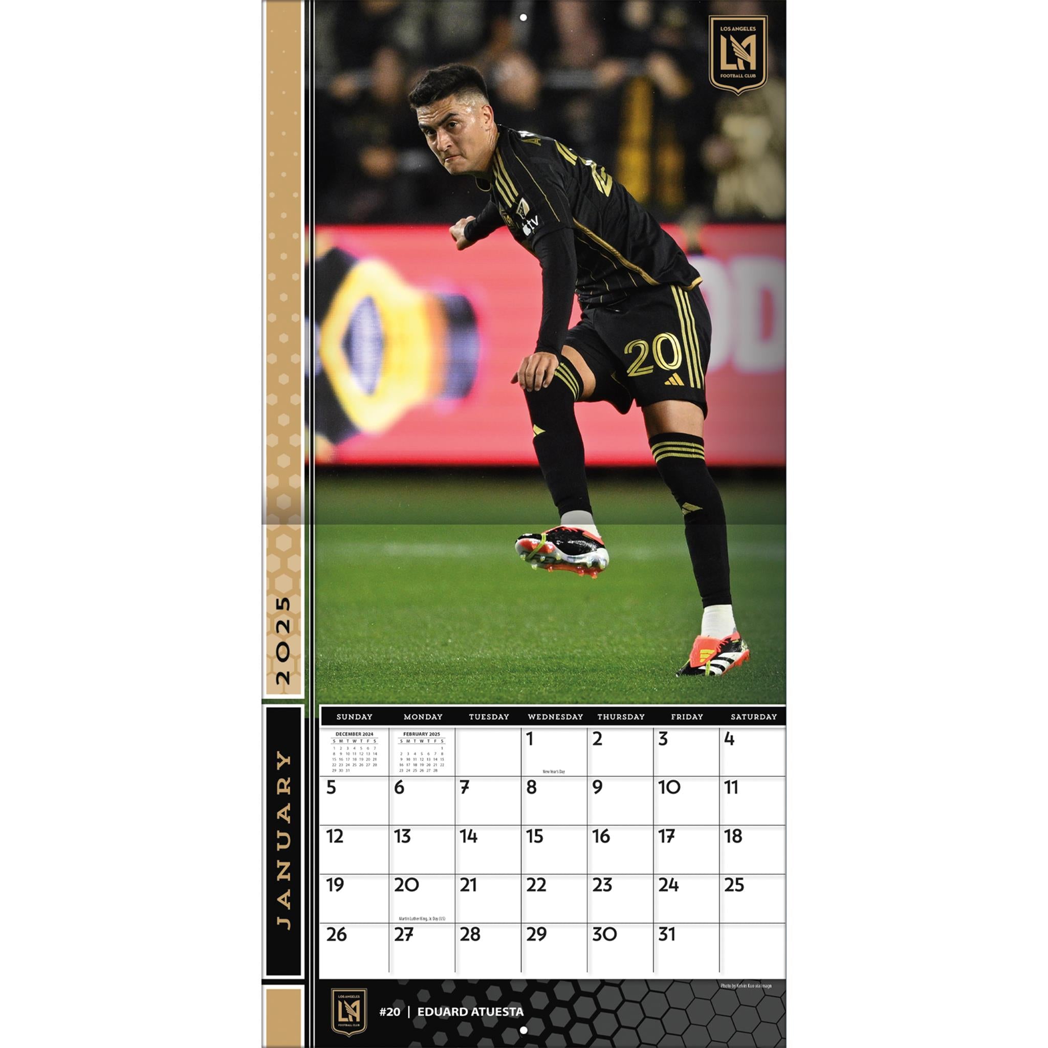 MLS LAFC Wall 2025 Calendar - Online Exclusive