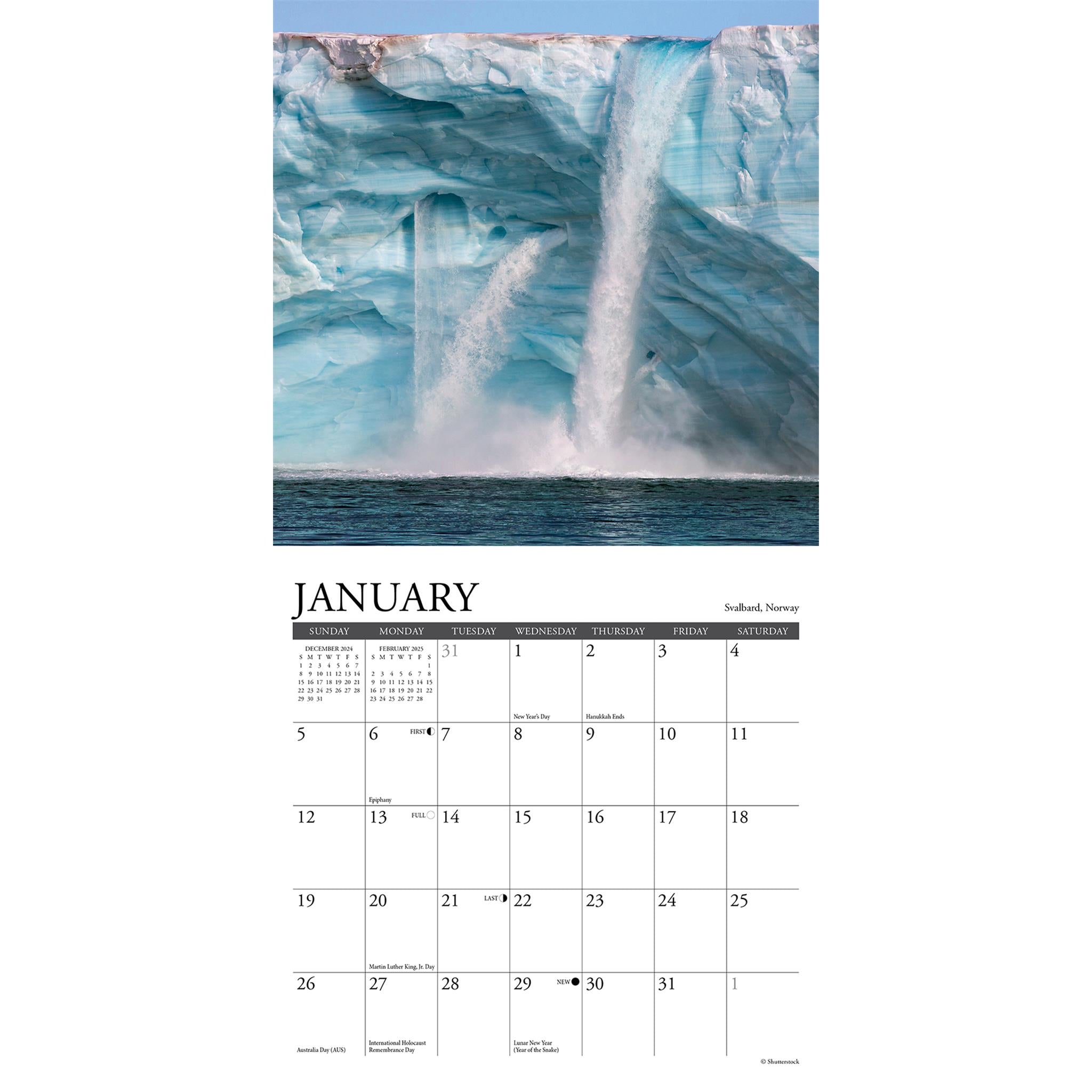 Waterfalls Mini 2025 Calendar - Online Exclusive