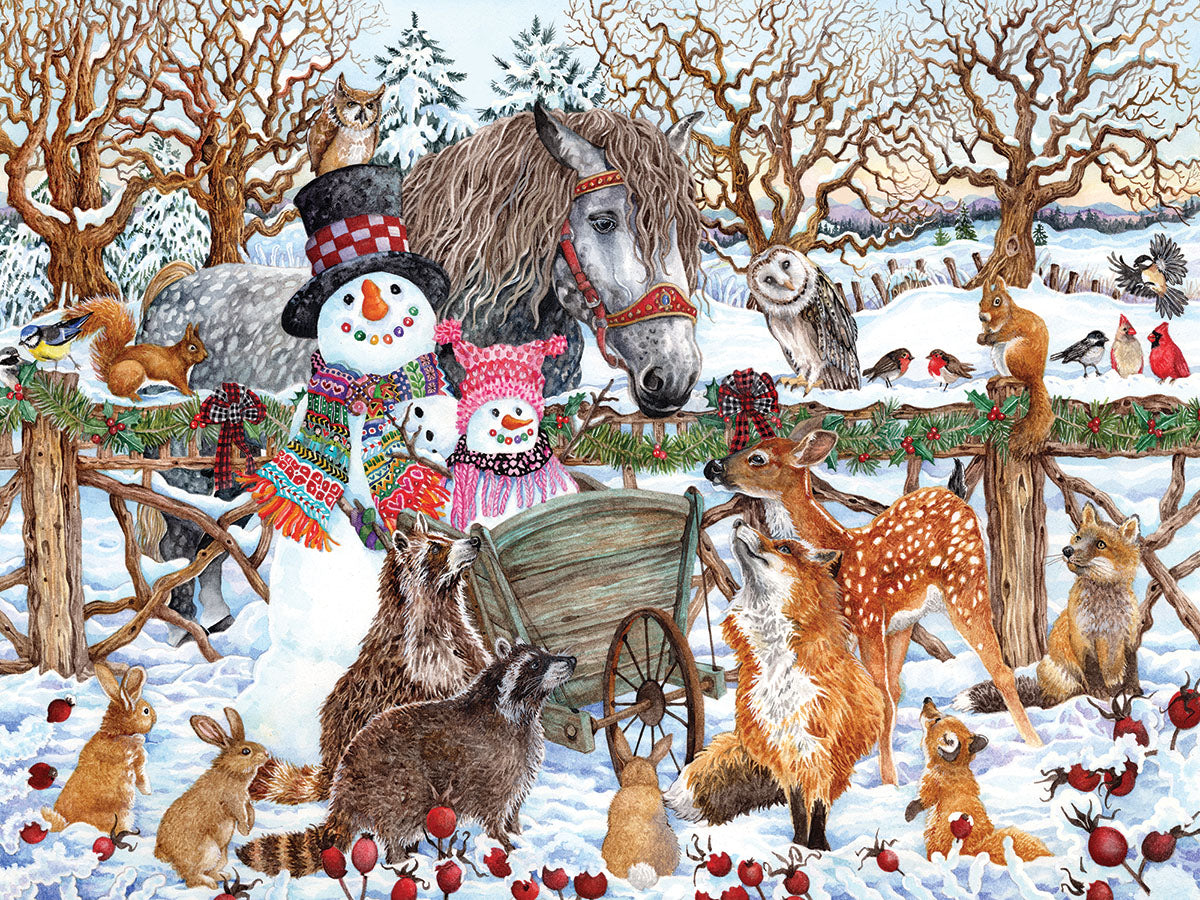 Snowman and Friends 300 Piece Puzzle - Online Exclusive