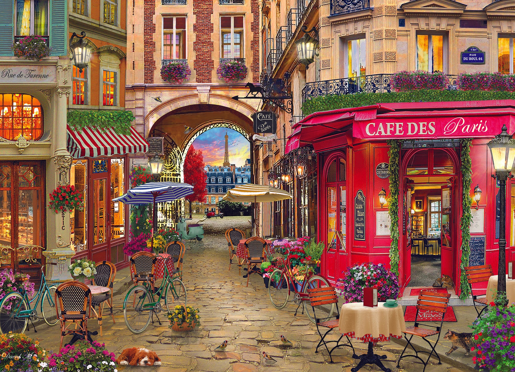 Cafe des Paris 500 Piece Puzzle