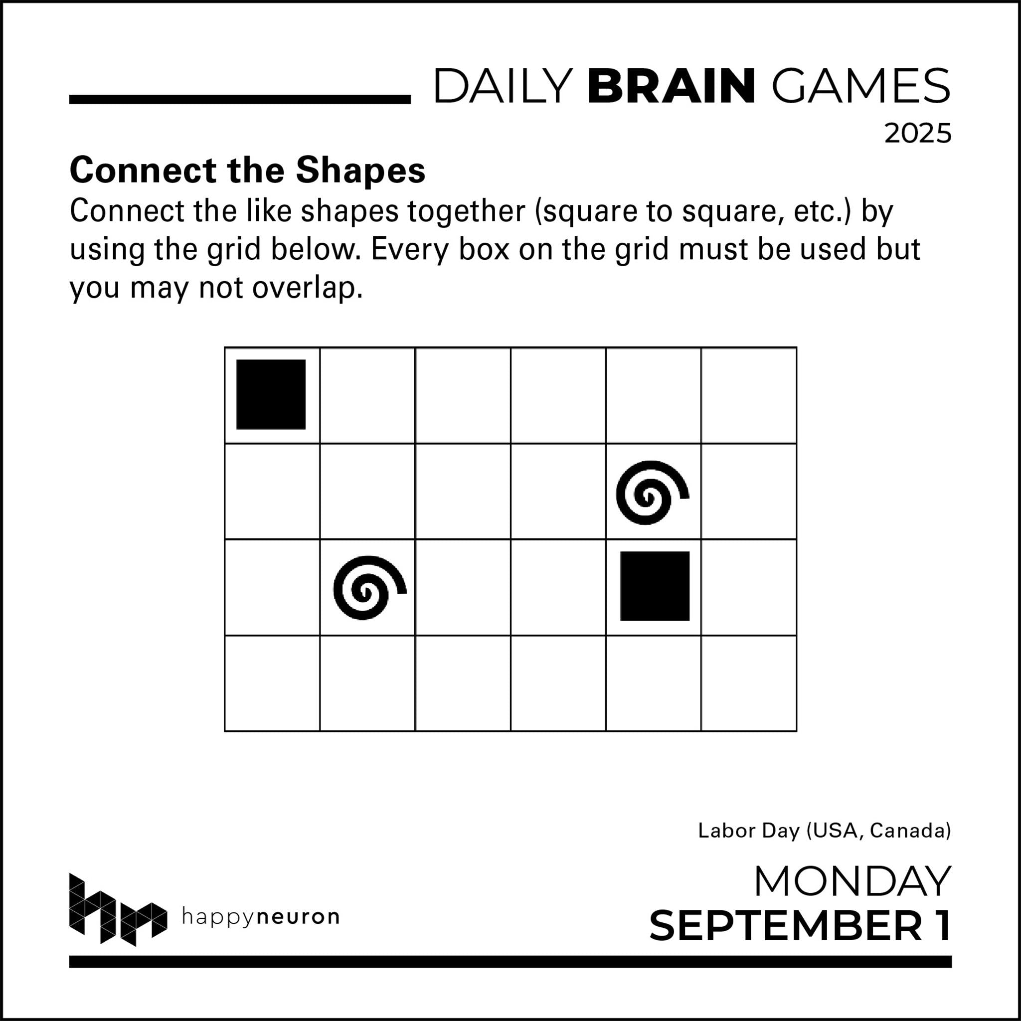 Daily Brain Games Box 2025 Calendar - Online Exclusive