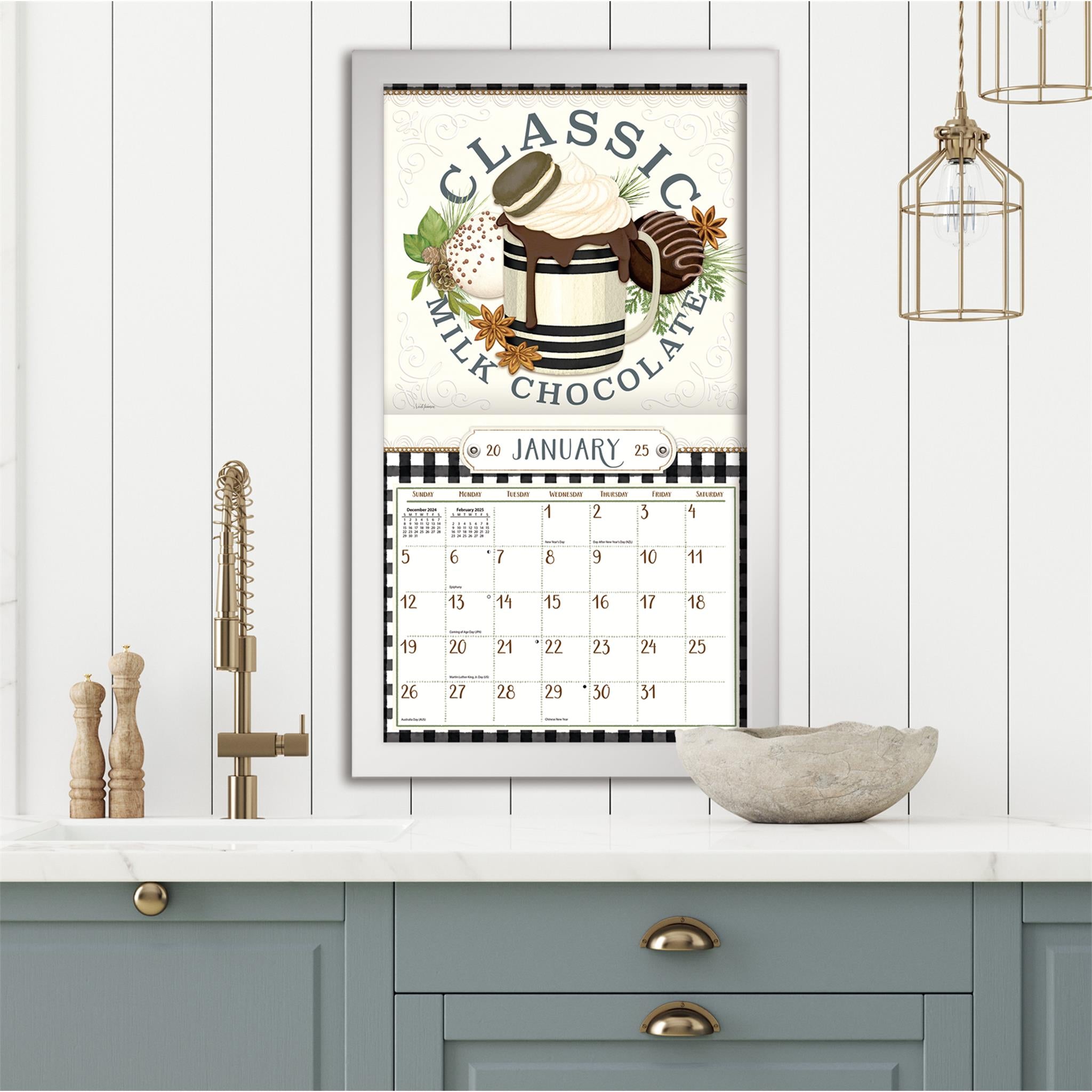 Love To Cook Wall 2025 Calendar