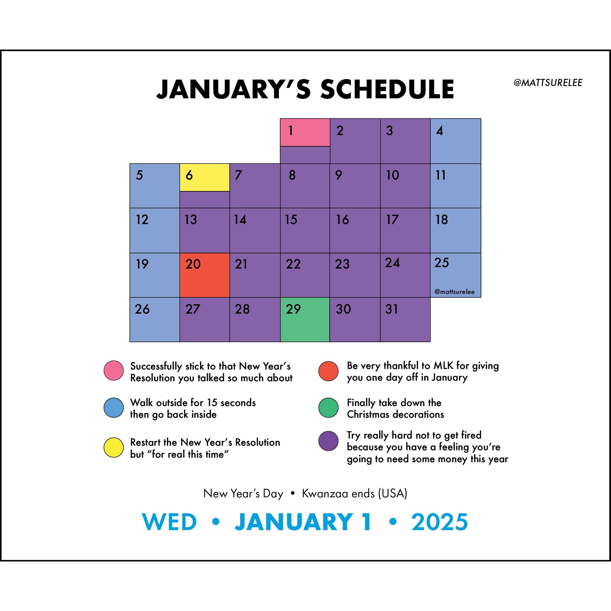 Visual Learners Guide To 2025 Box 2025 Calendar