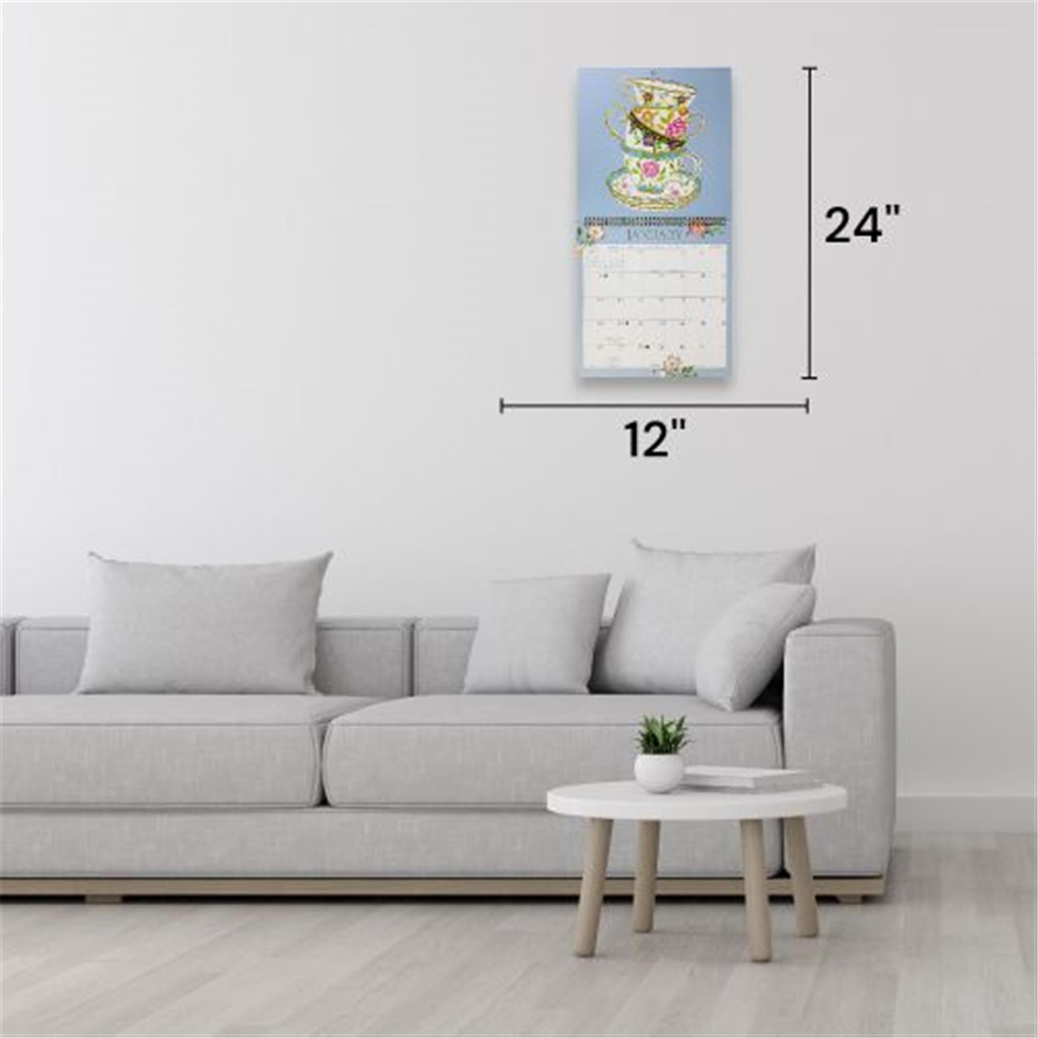 Teacups Wireo Wall 2025 Calendar