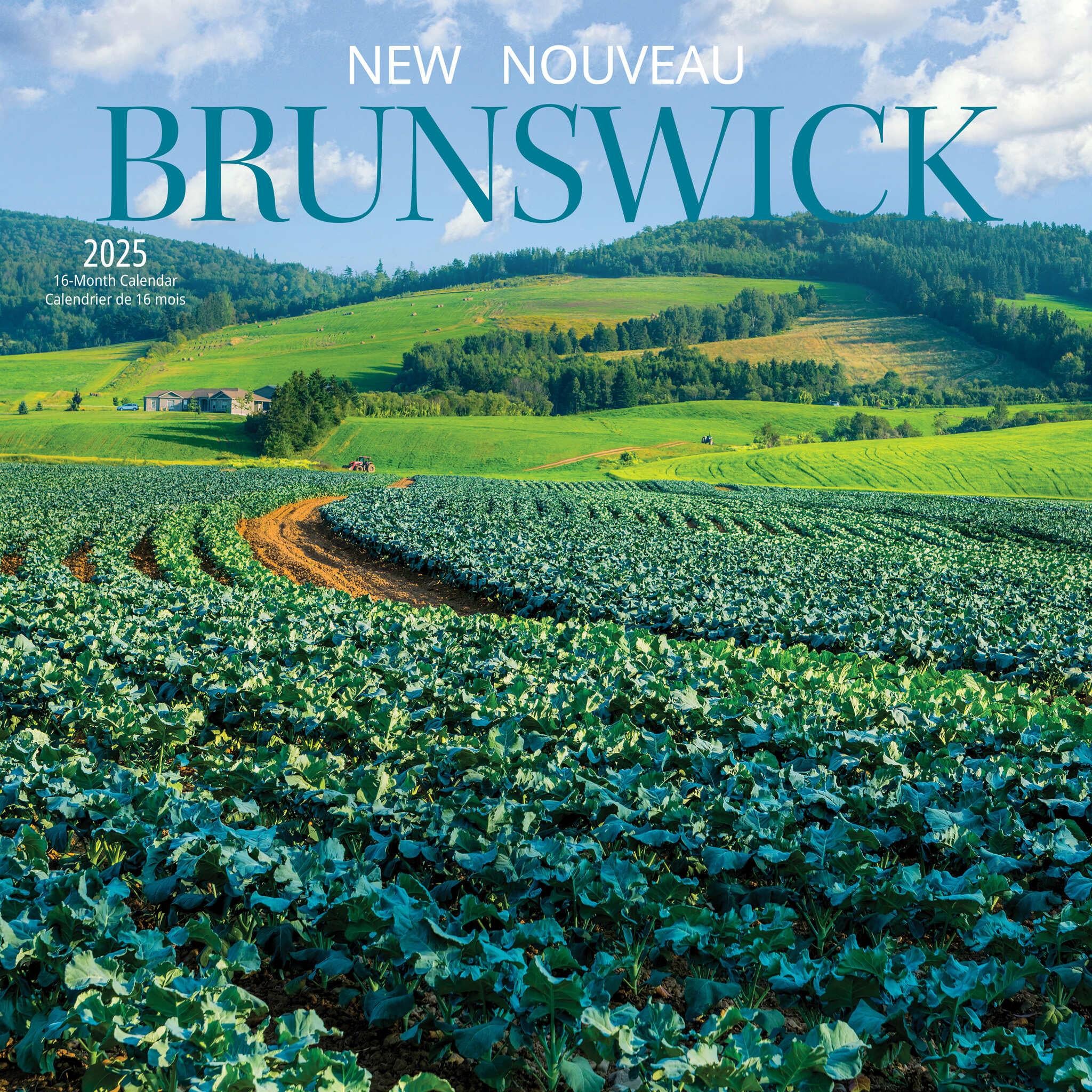 New Brunswick Wall 2025 Calendar