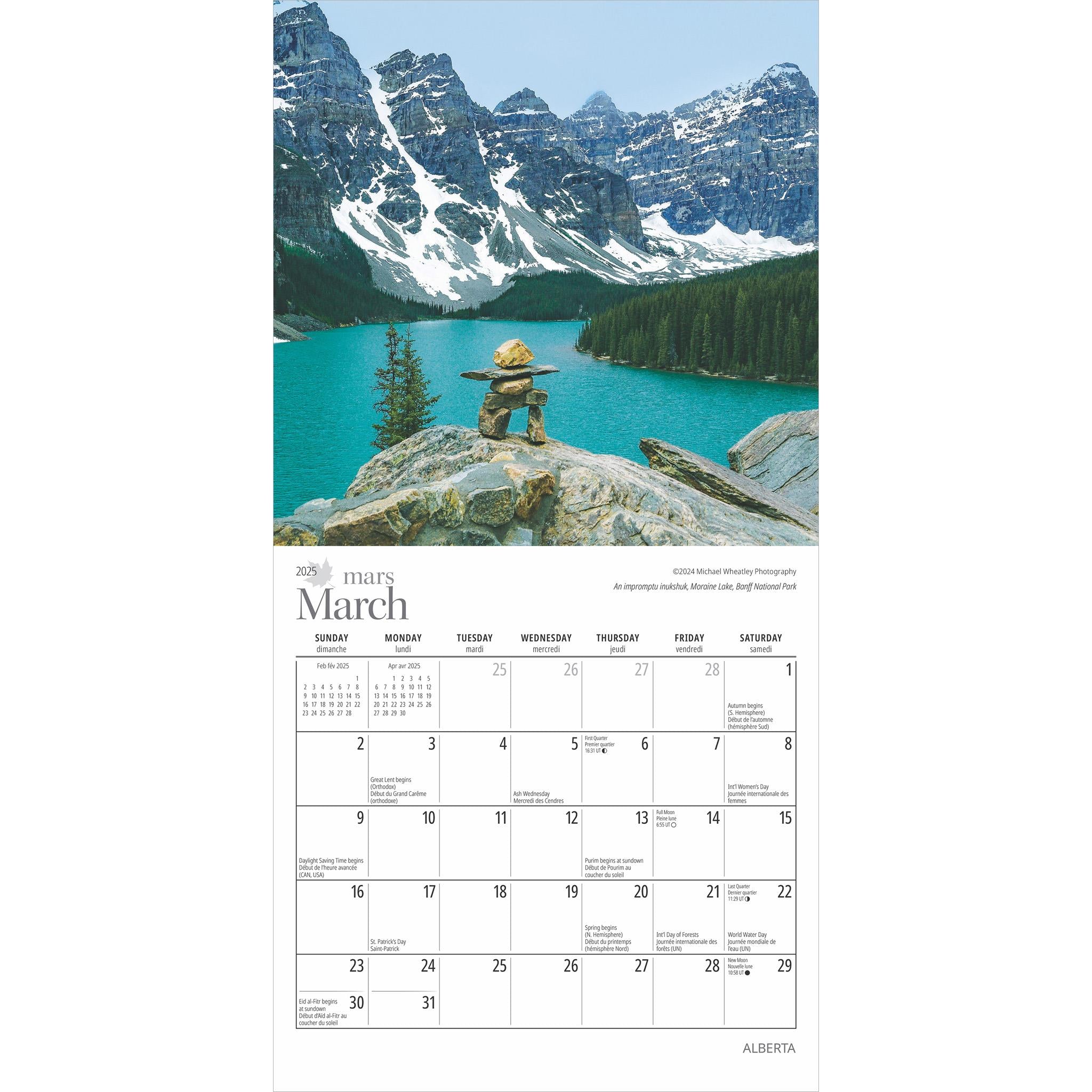 Alberta Mini 2025 Calendar