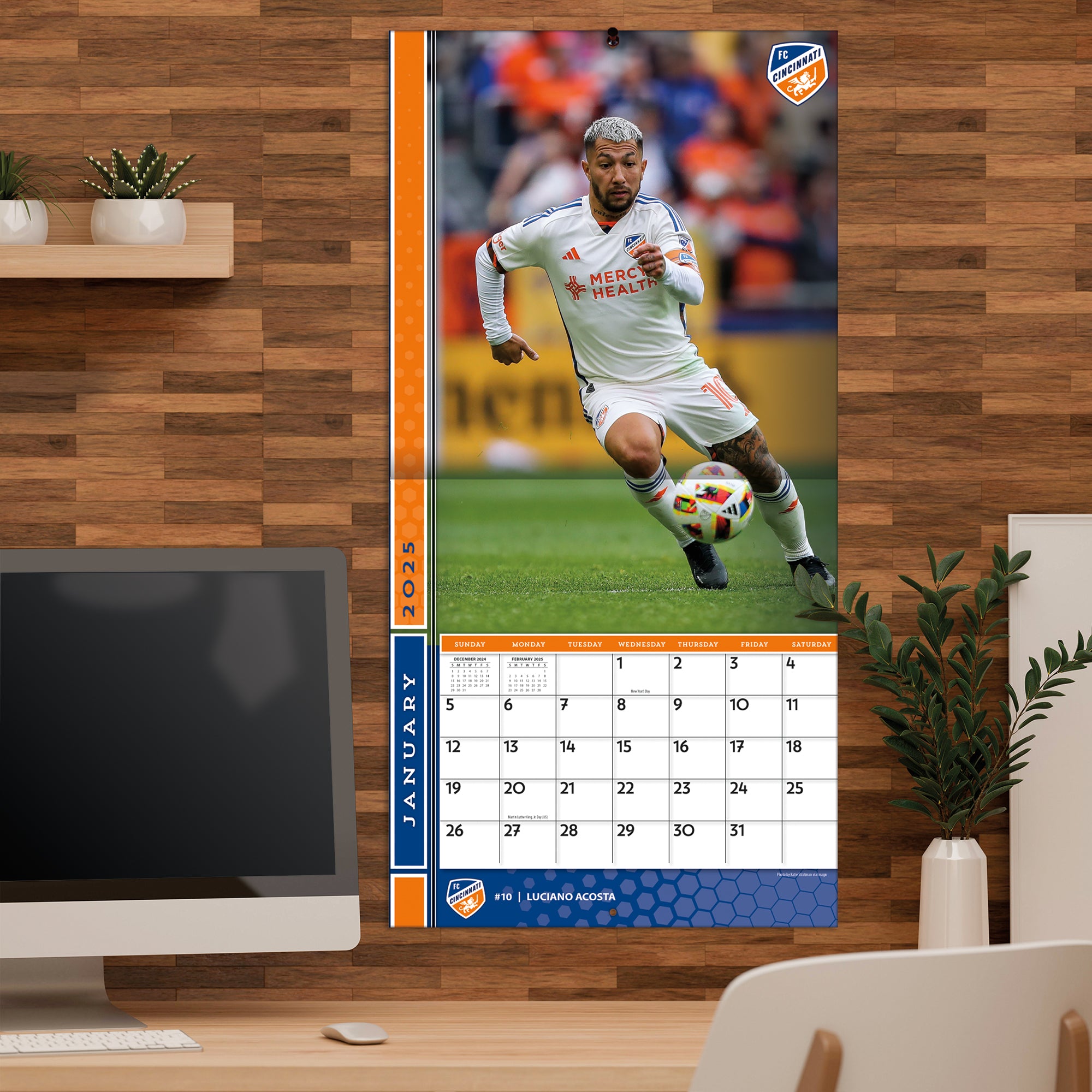 MLS Cincinnati Wall 2025 Calendar - Online Exclusive