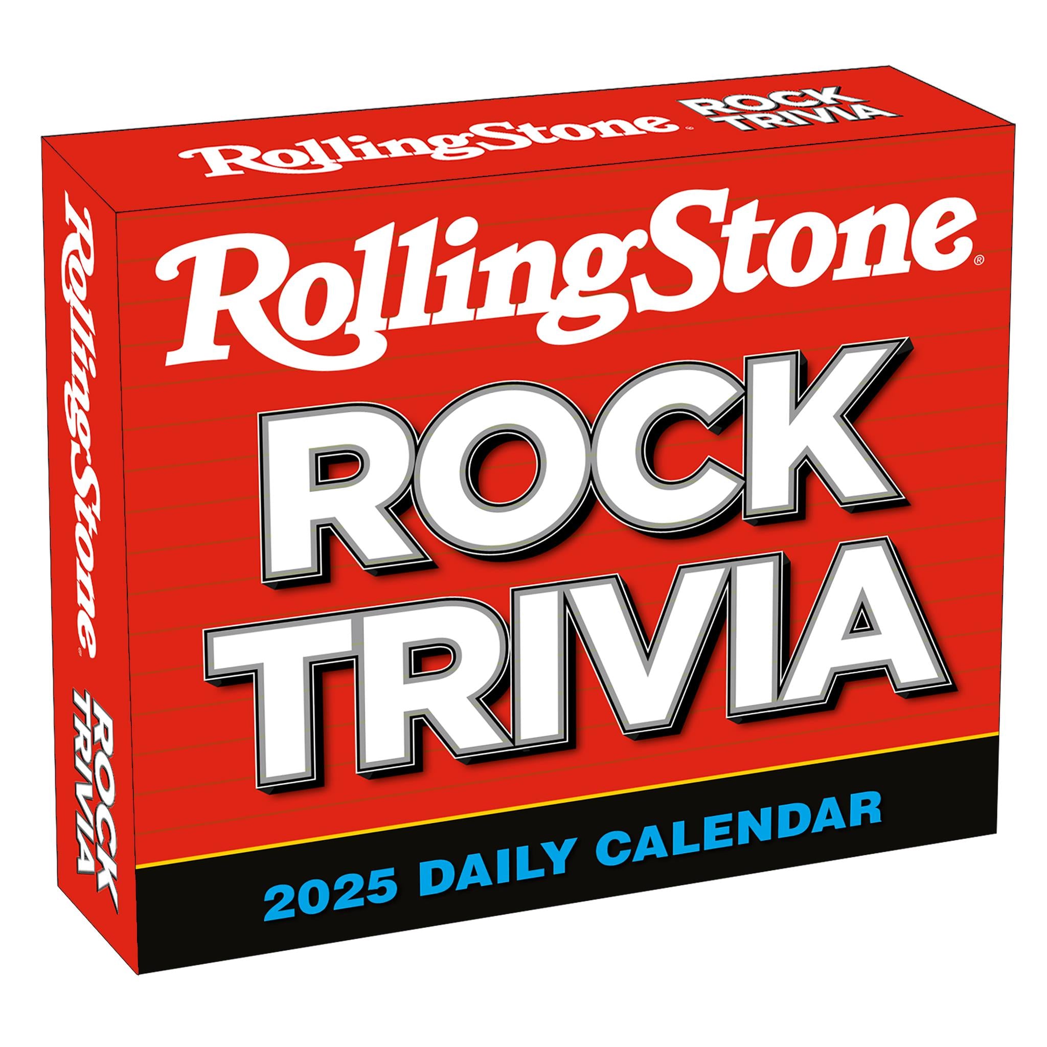 Rolling Stone Rock Trivia Box 2025 Calendar - Online Exclusive