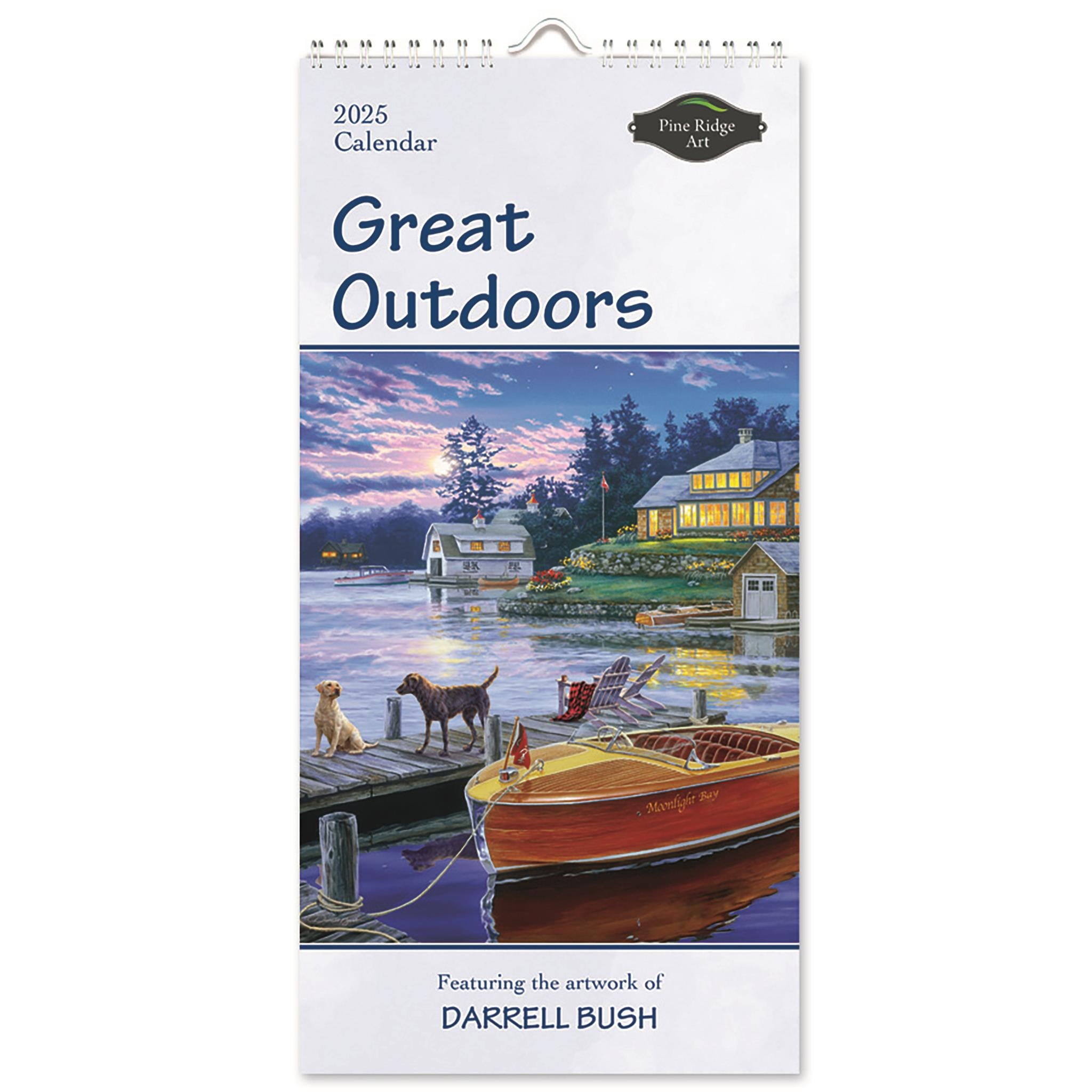 Great Outdoors Slim 2025 Calendar