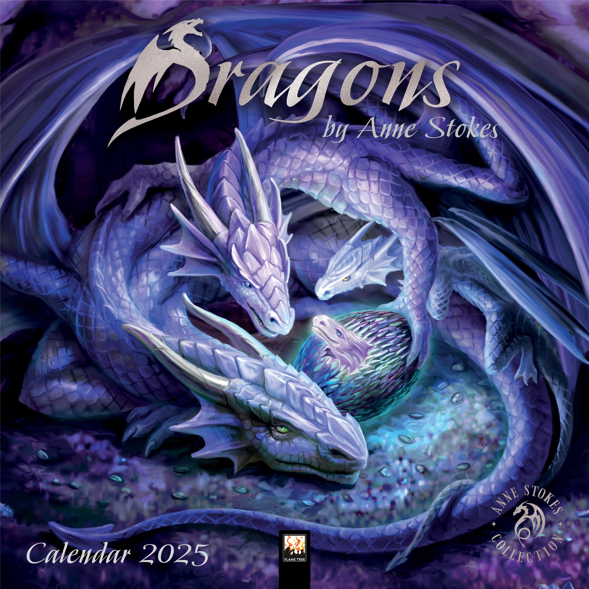 Dragons By Anne Stokes Wall 2025 Calendar - Online Exclusive