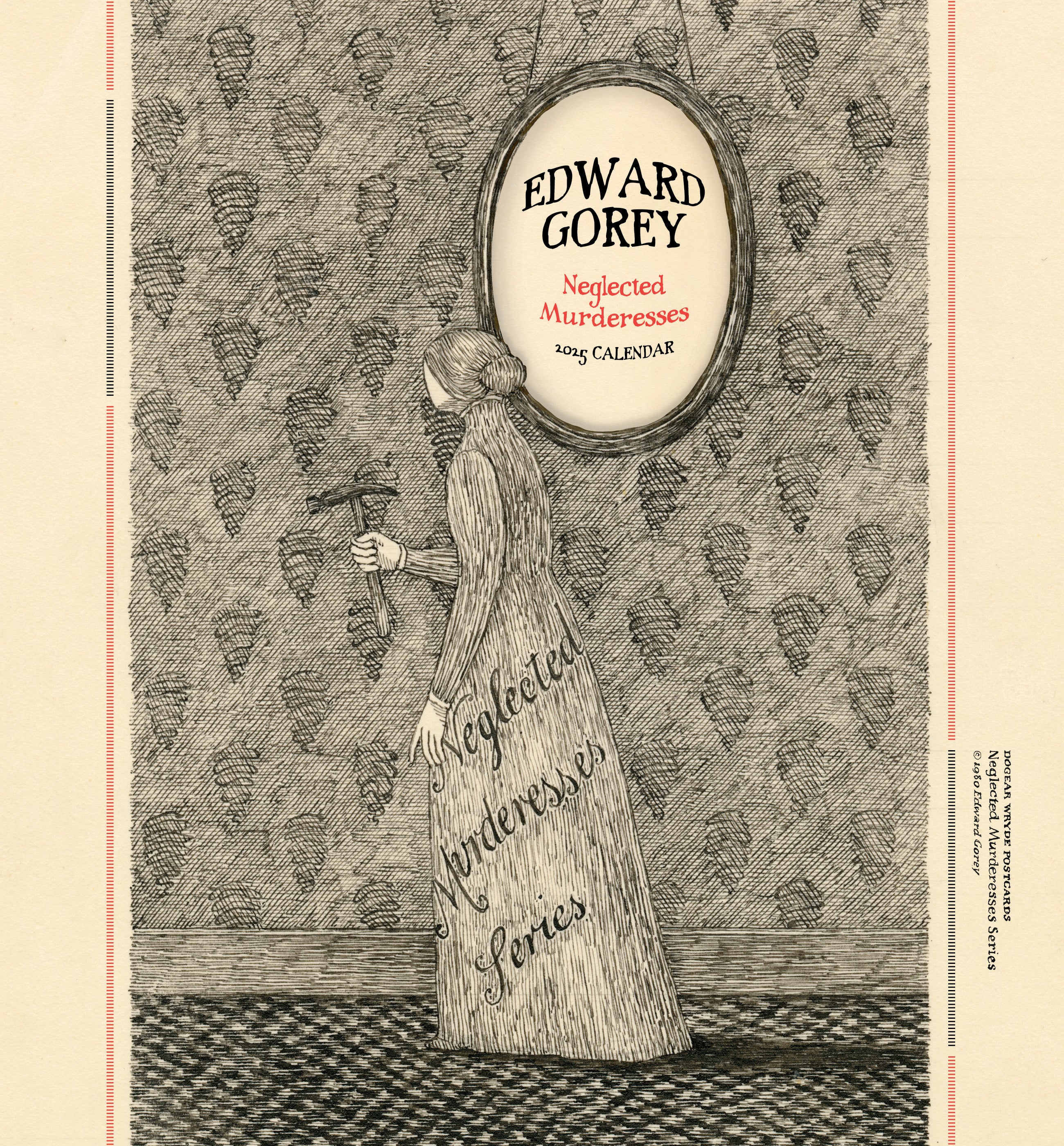 Edward Gorey Mini 2025 Calendar