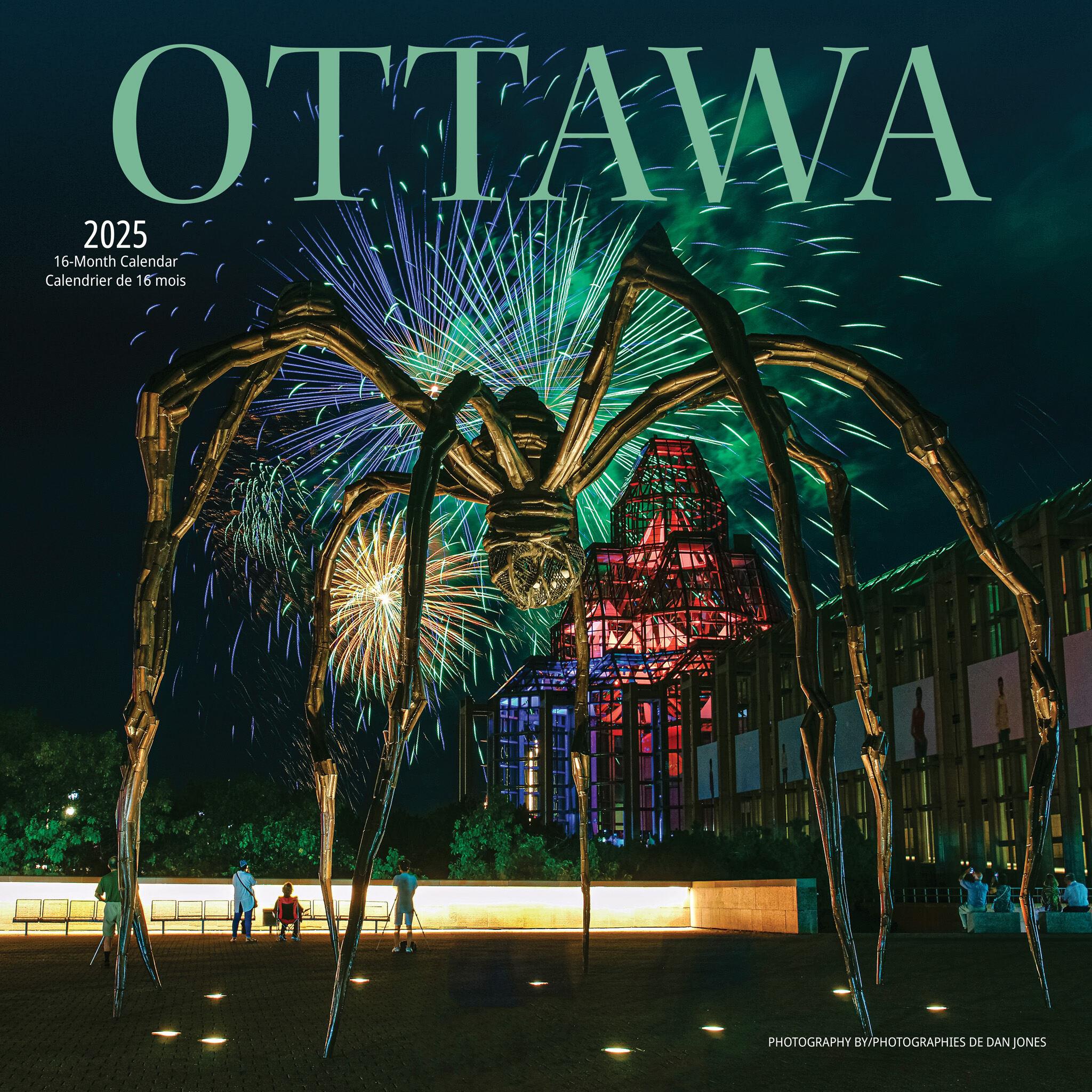 Ottawa Wall 2025 Calendar