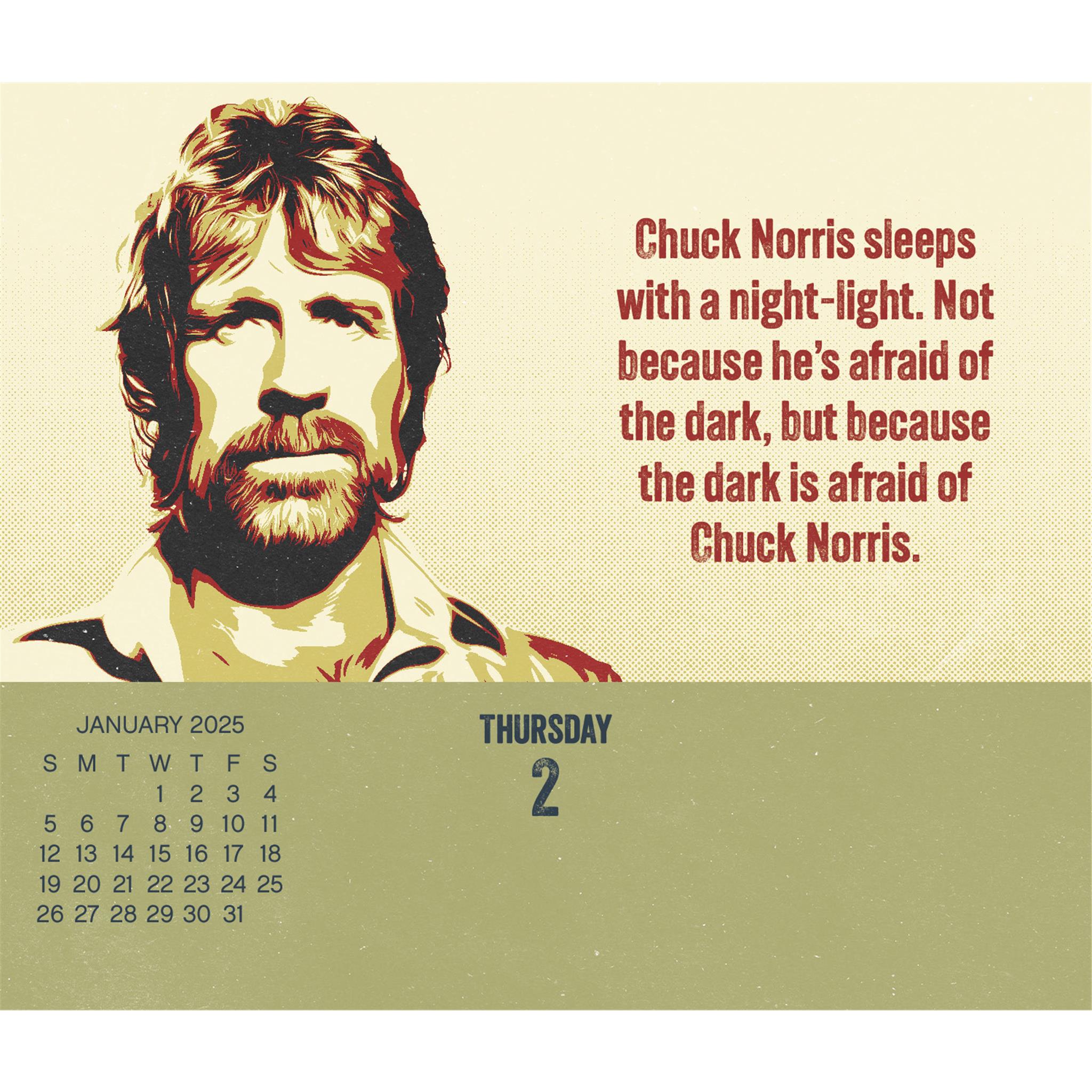 Chuck Norris Box 2025 Calendar