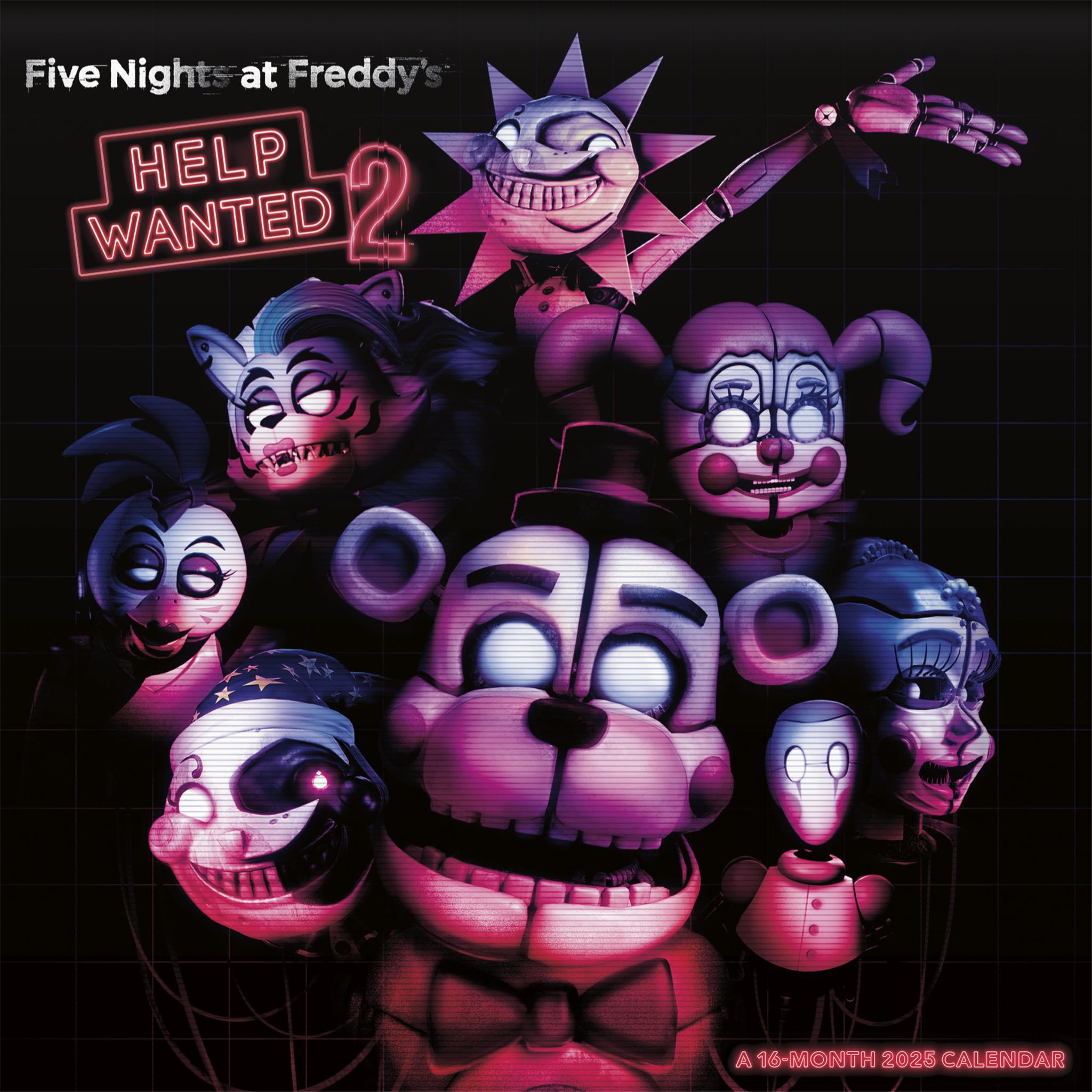 Five Nights At Freddys Wall 2025 Calendar - Online Exclusive