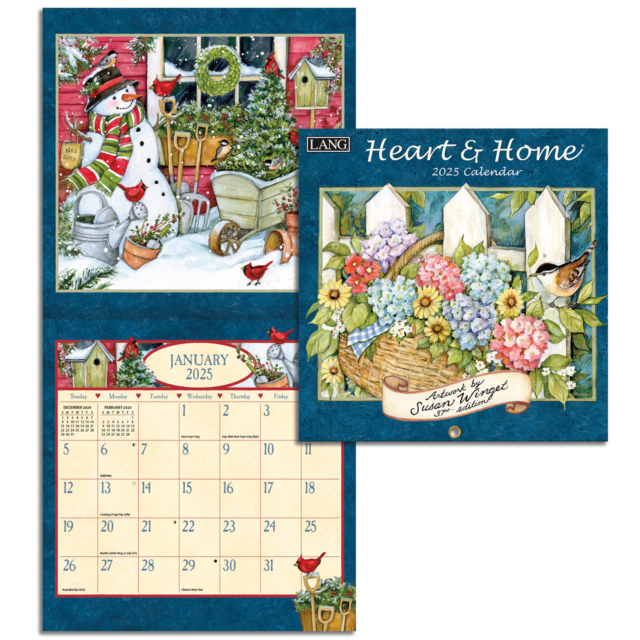 Heart And Home Mini 2025 Calendar - Online Exclusive